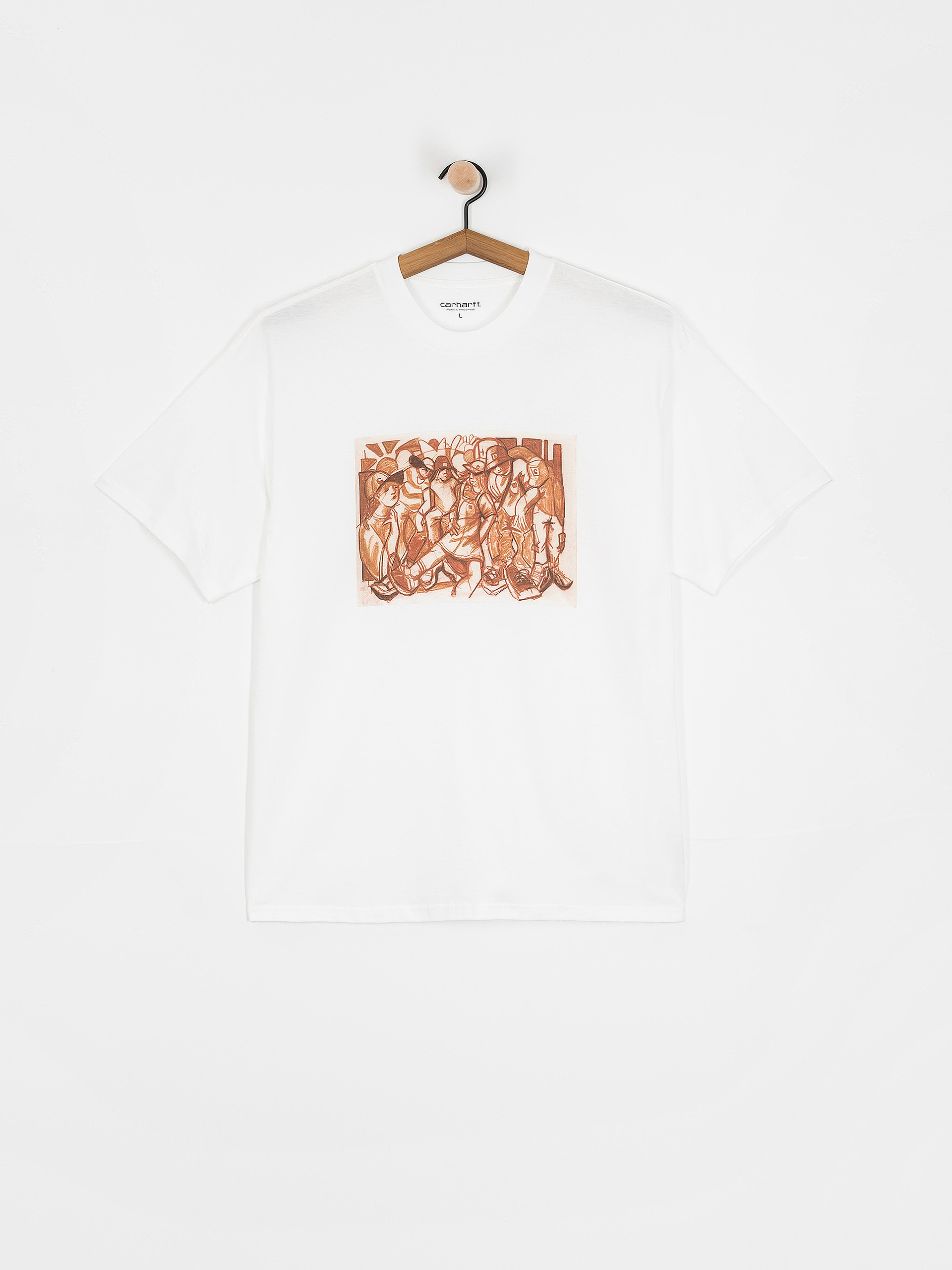 ★ドイツ発*carhartt WIP*新作*Cairn Man Tシャツ/WHITE★ T-shirt Carhartt WIP Cairn Man - biały (white)