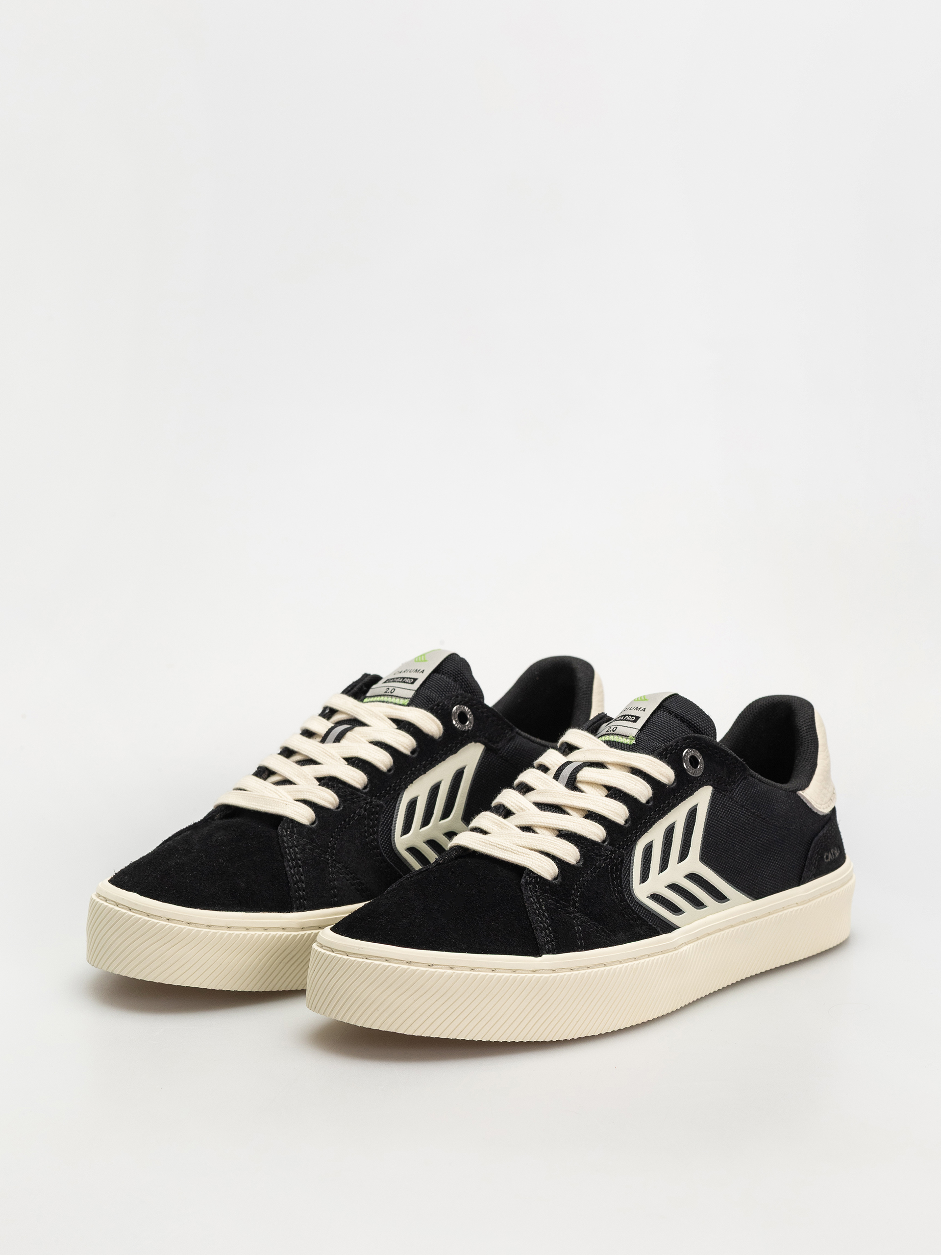 Buty Cariuma Catiba Pro 2.0 (black suede and cordura ivory logo)