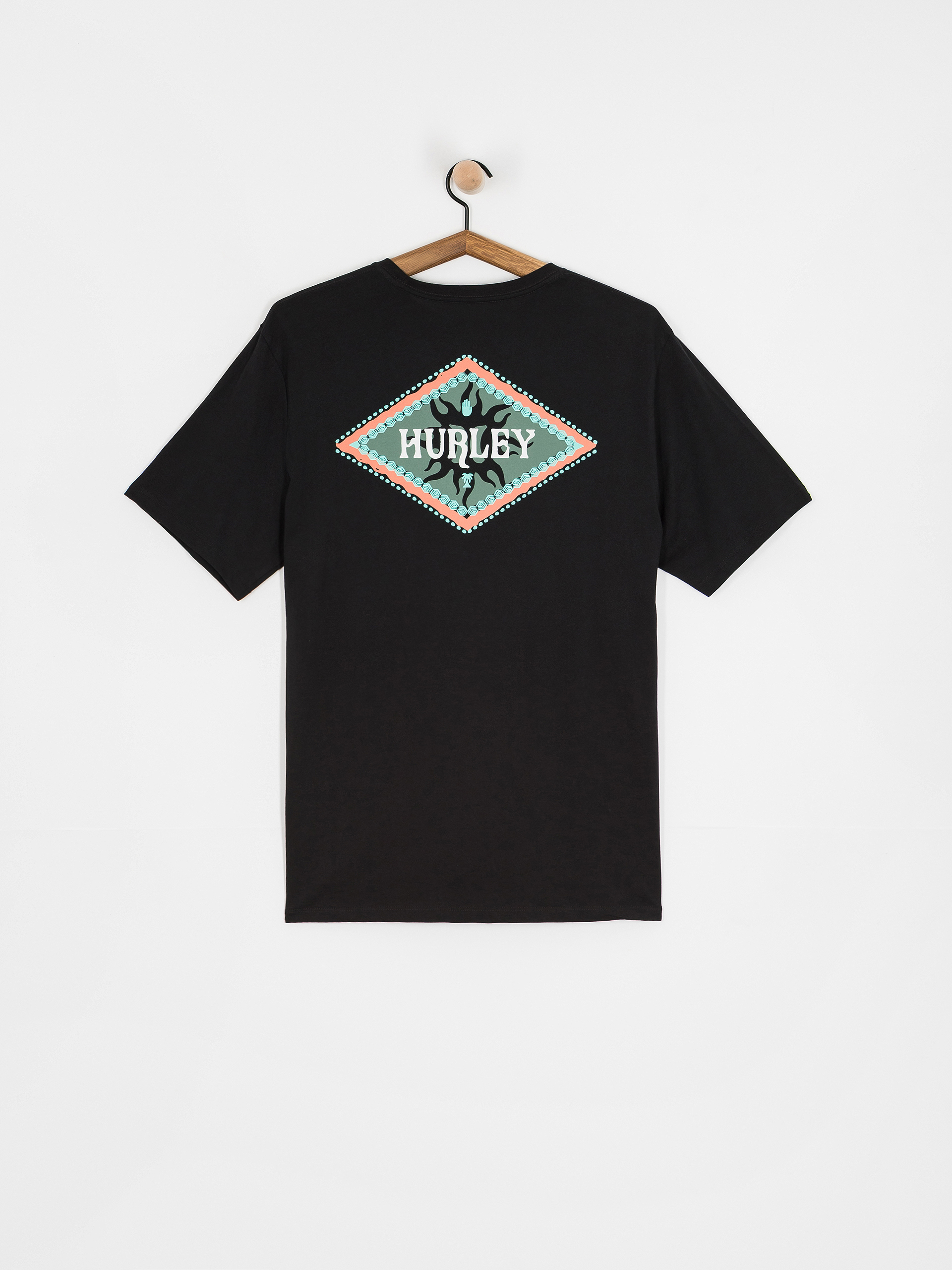 T-shirt Hurley Tropics - czarny (black)