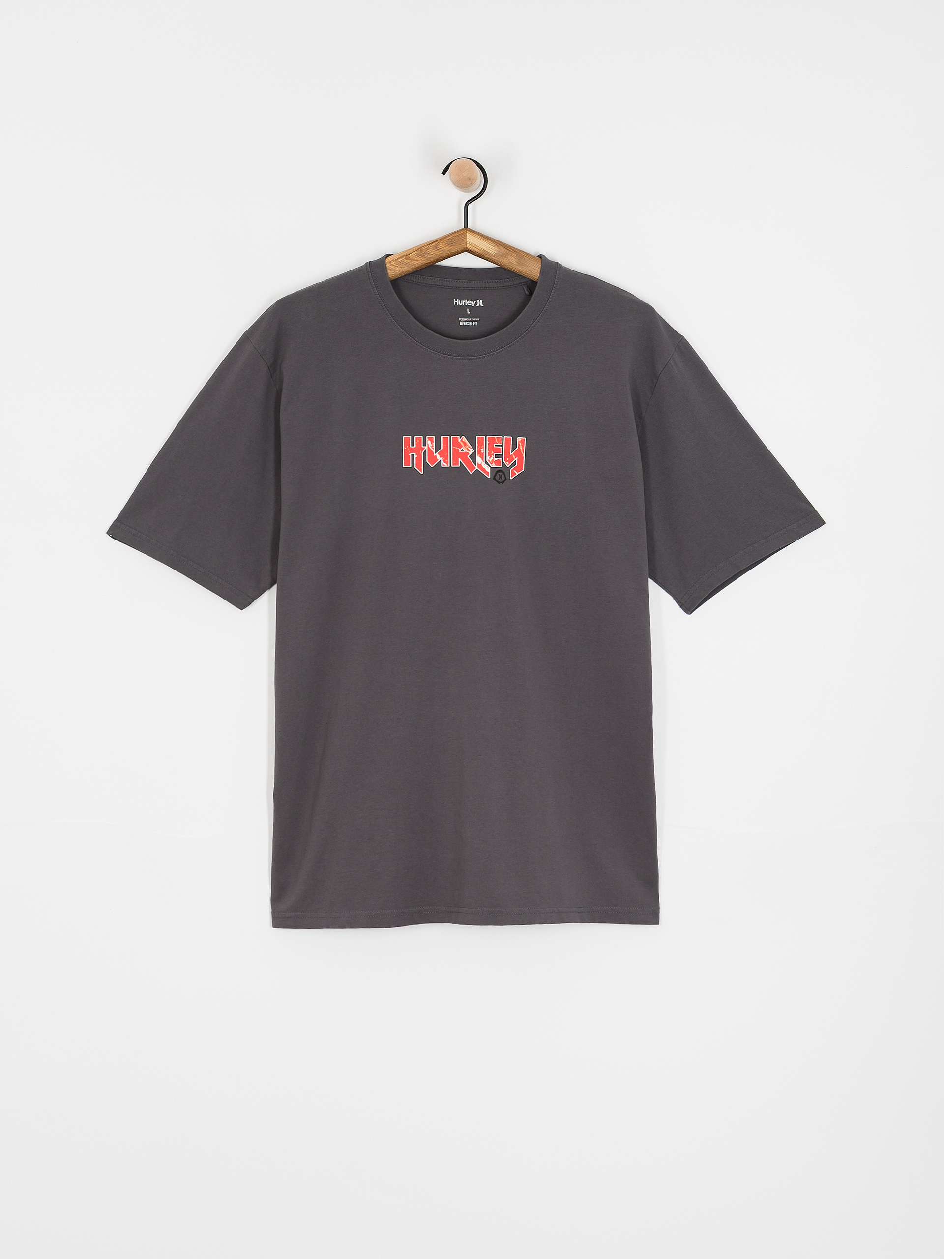 T-shirt Hurley Wave Addiction (dark stone grey)