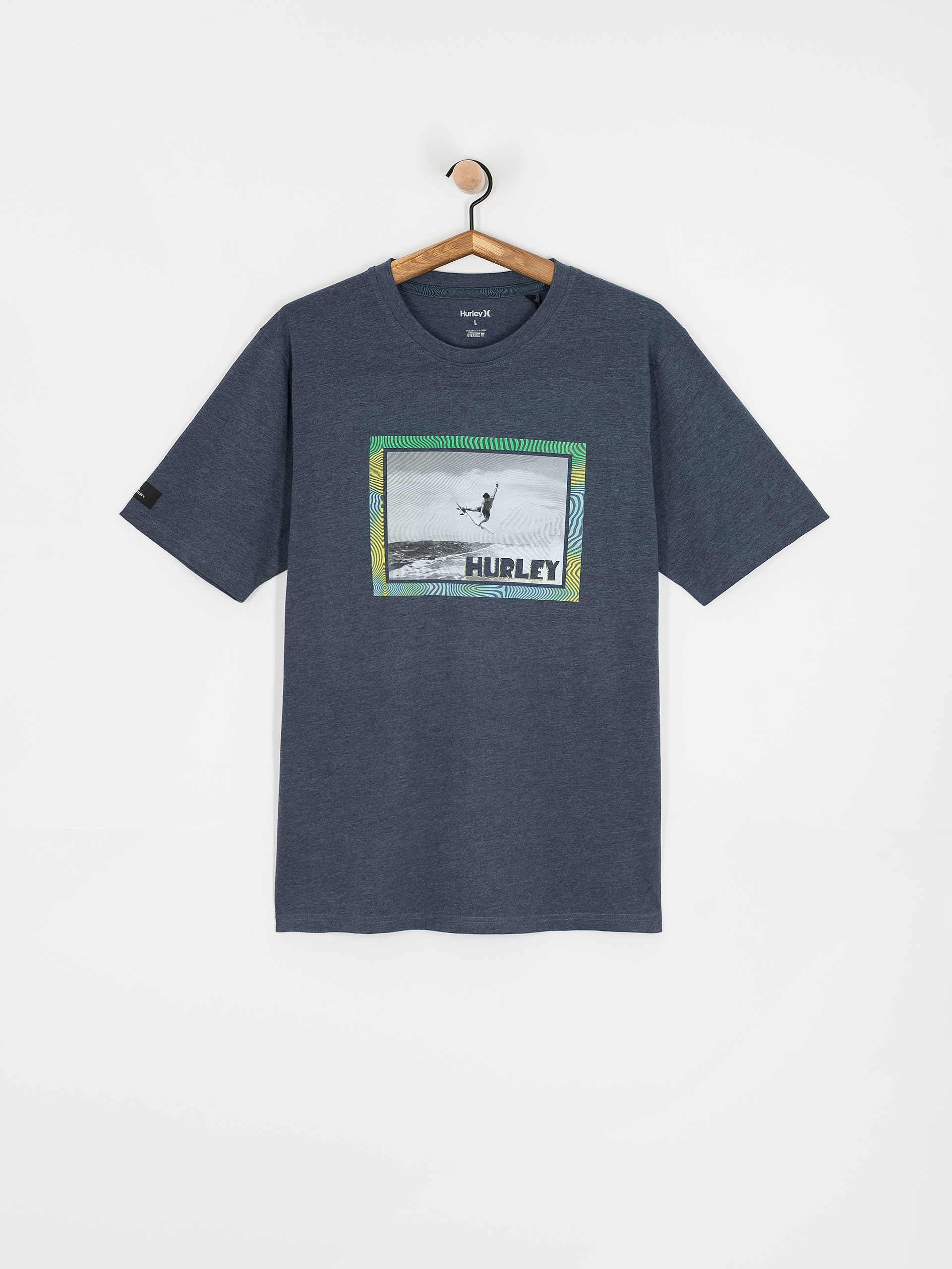 T-shirt Hurley Tropics - czarny (black)