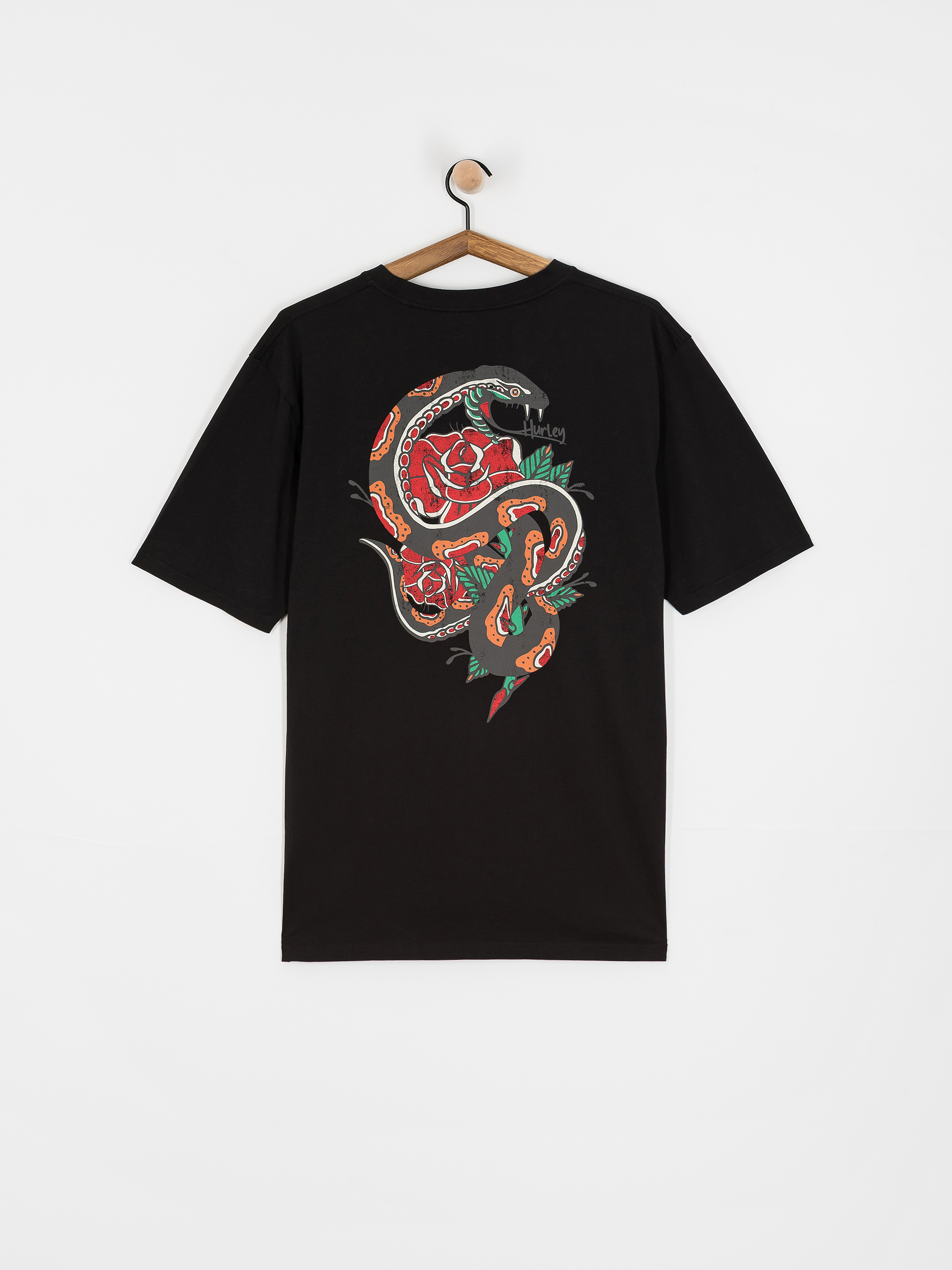 T-shirt Hurley Tropics - czarny (black)