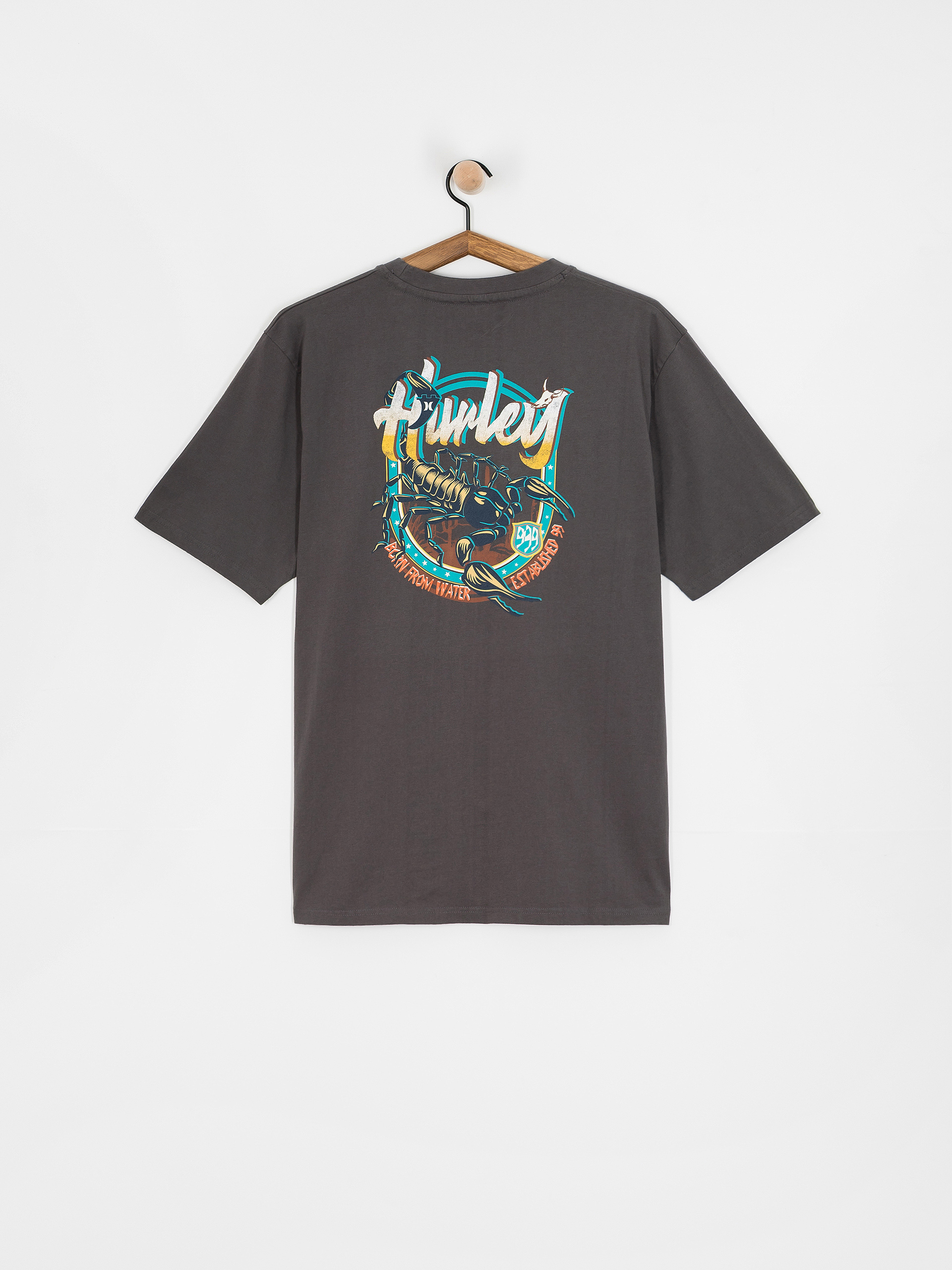 T-shirt Hurley Tropics - czarny (black)