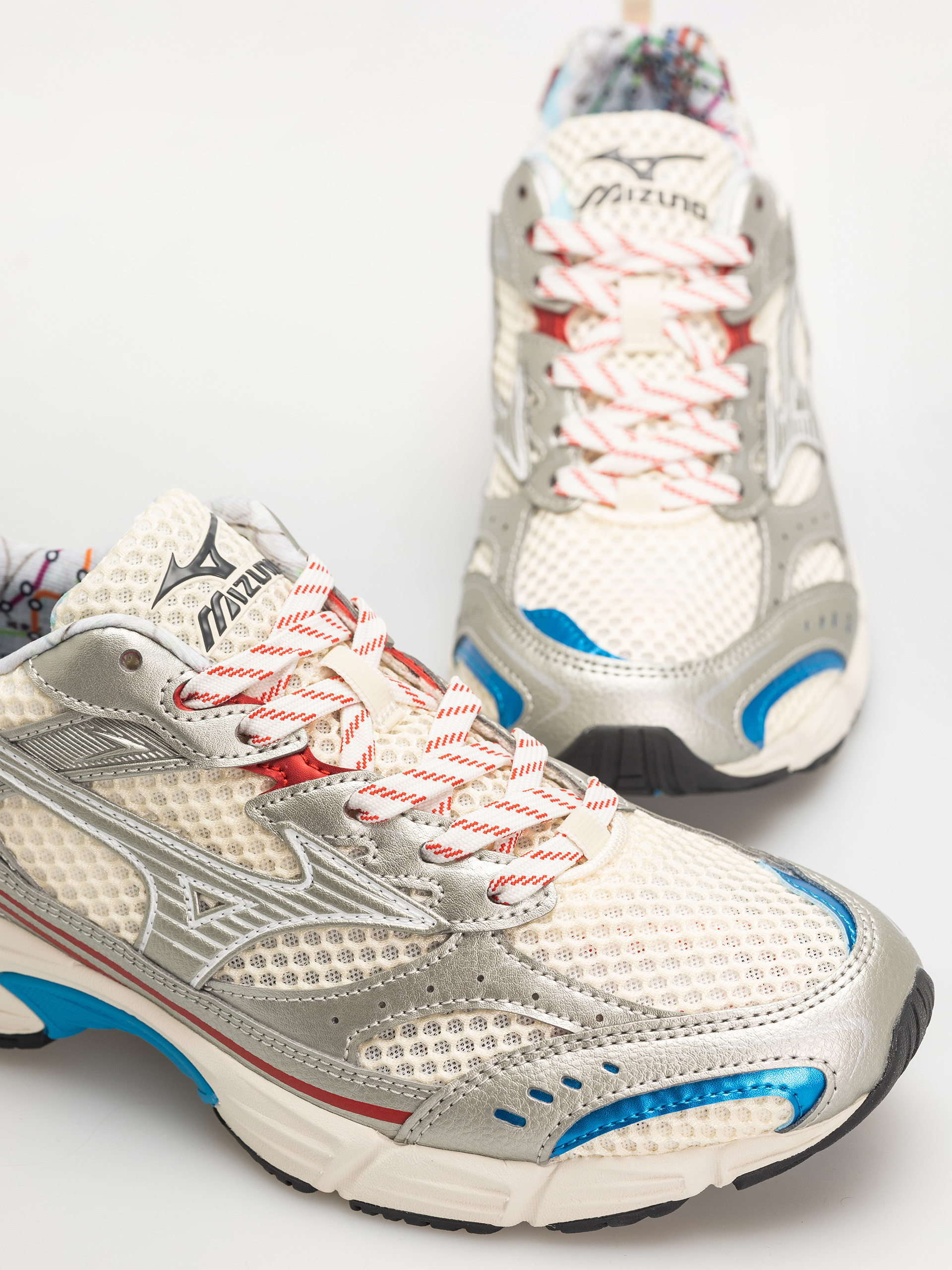 Buty Mizuno MXR (pristine/high risk red/blue pace)