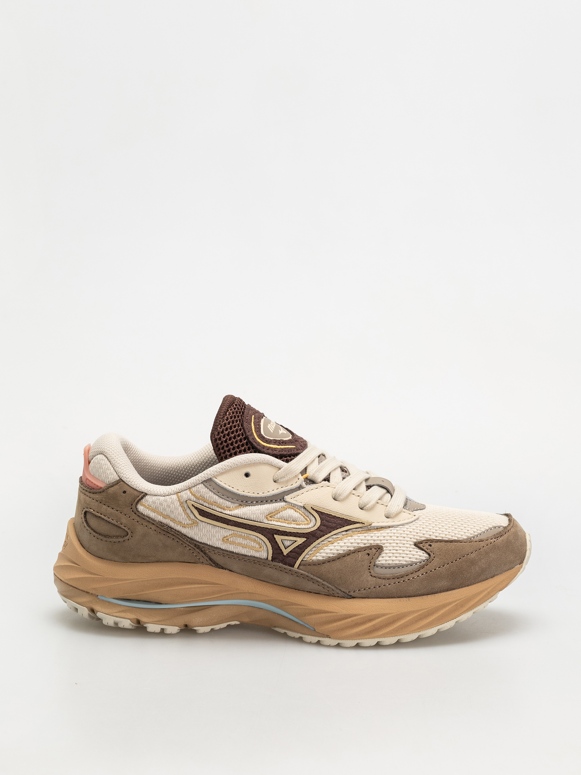 Buty Mizuno Wave Rider u0392eta Premium (vintage khaki/chicory coffee/lantana)