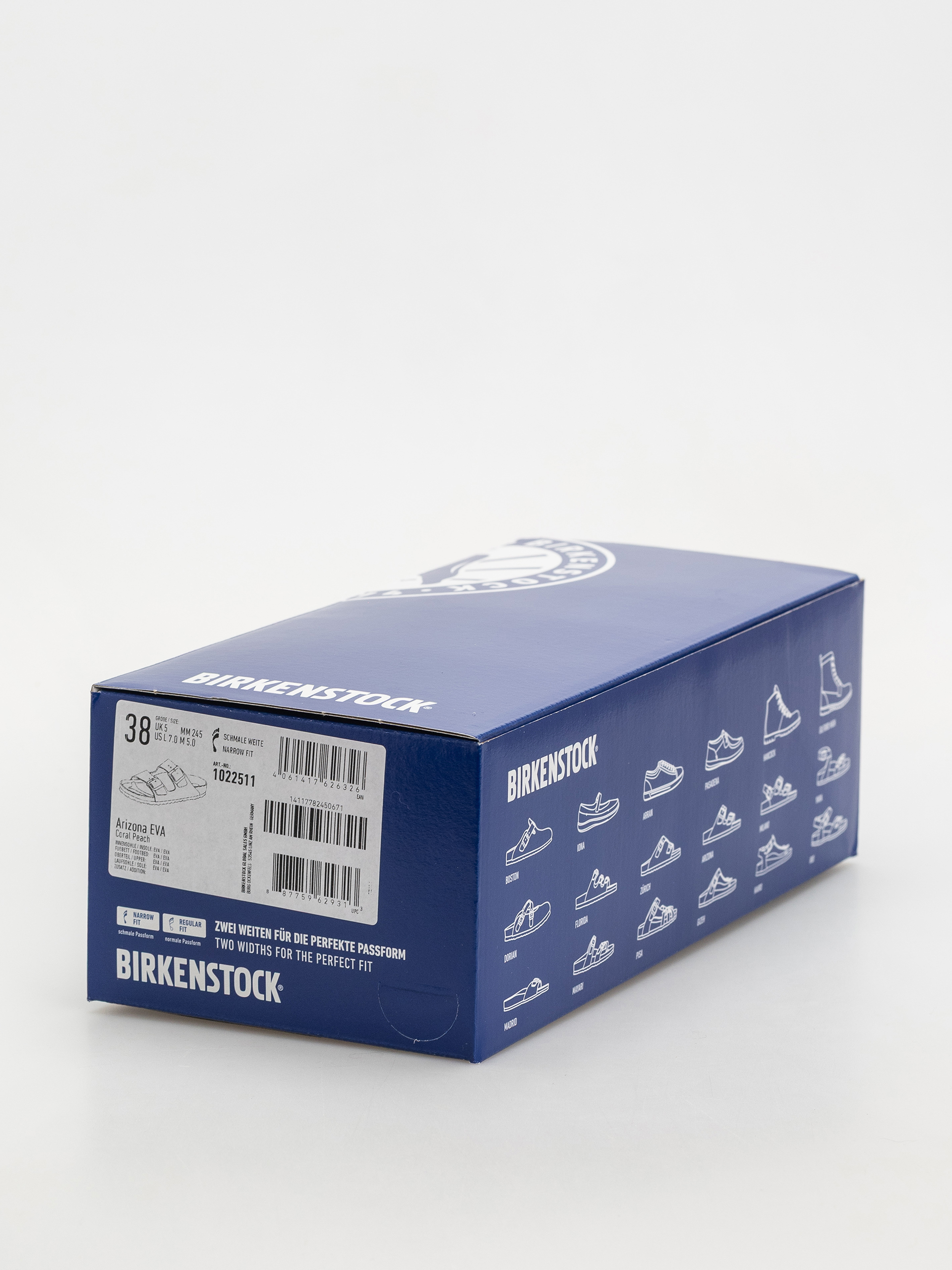 Klapki Birkenstock Arizona Eva Narrow Wmn (coral peach)