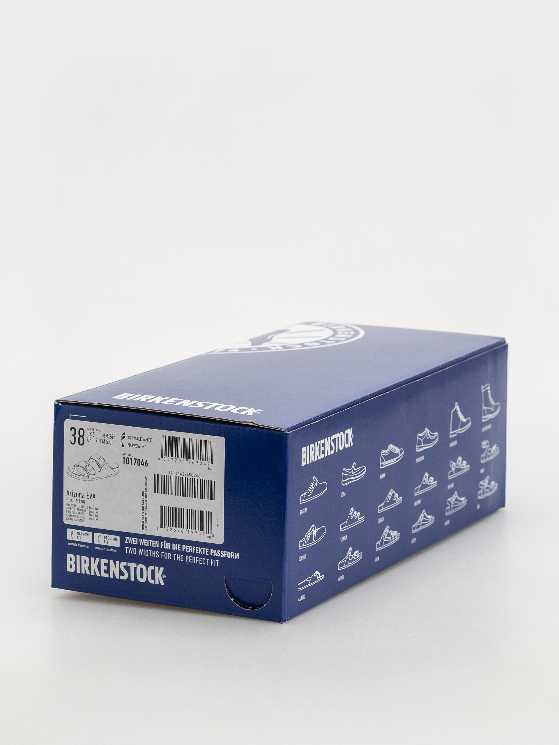 Klapki Birkenstock Arizona Eva Narrow Wmn (beach purple fog)