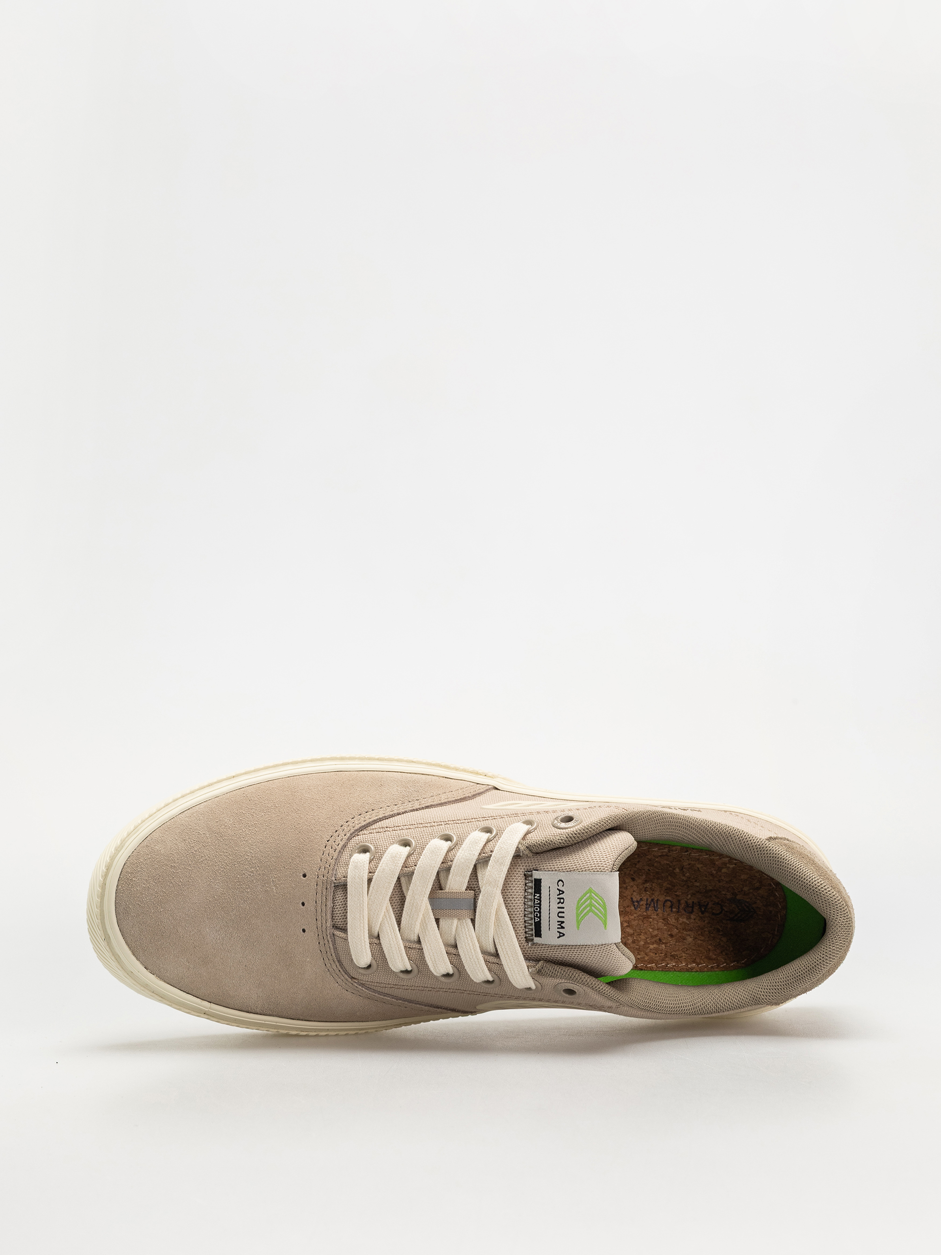Buty Cariuma Naioca Pro (plaza taupe suede and canvas ivory logo laurel oak)