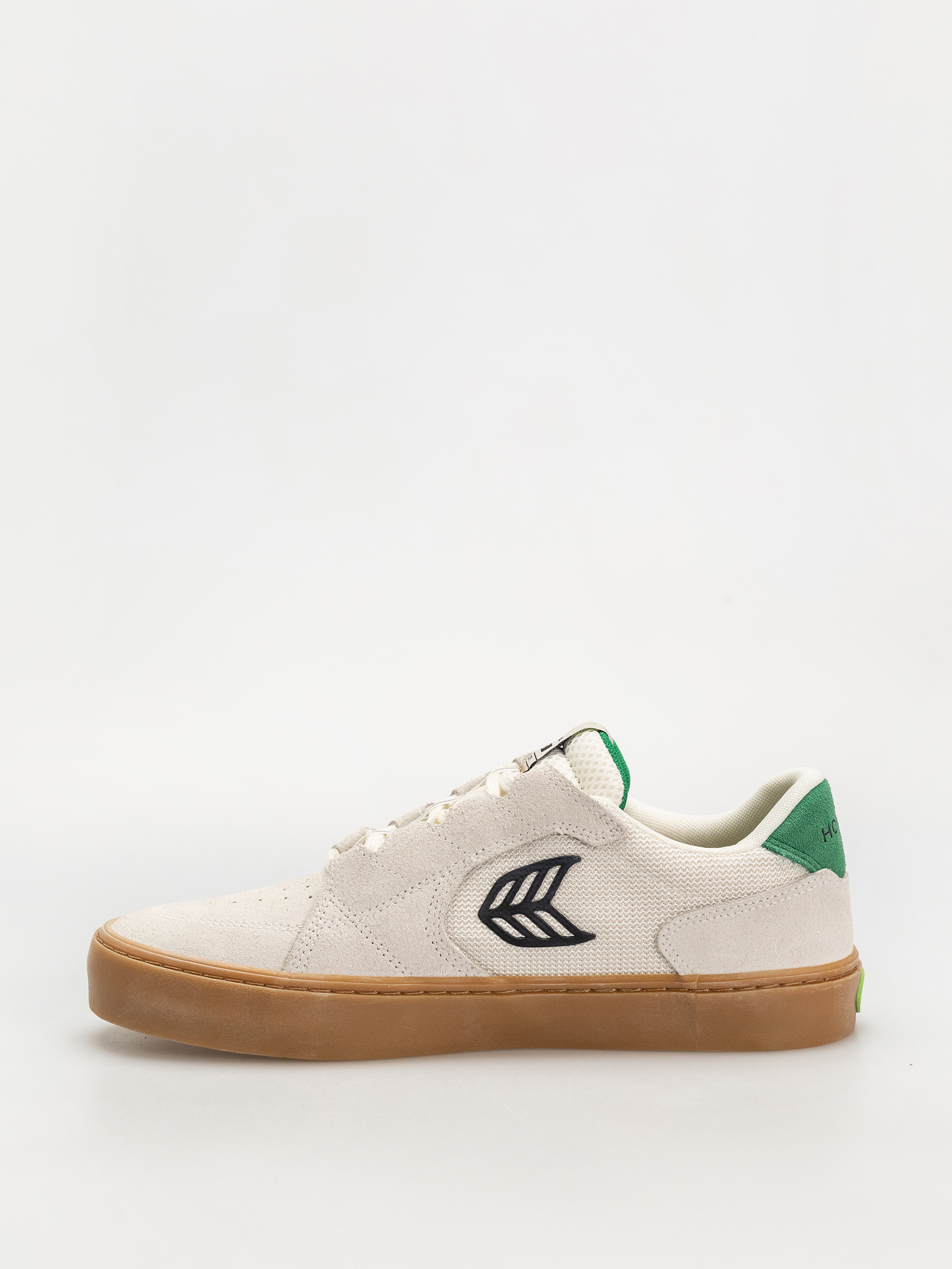 Buty Cariuma T20 Pro (gum smoke white suede and mesh black logo green)