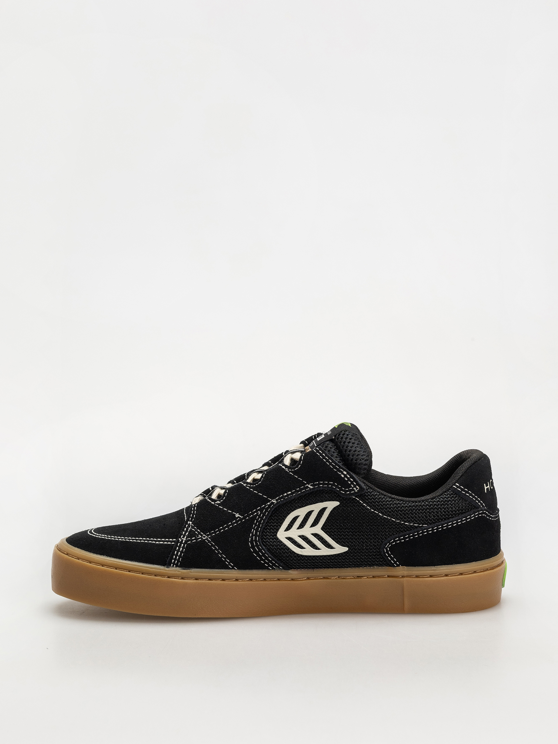 Buty Cariuma T20 Pro (gum black suede and mesh ivory logo contrast thread)