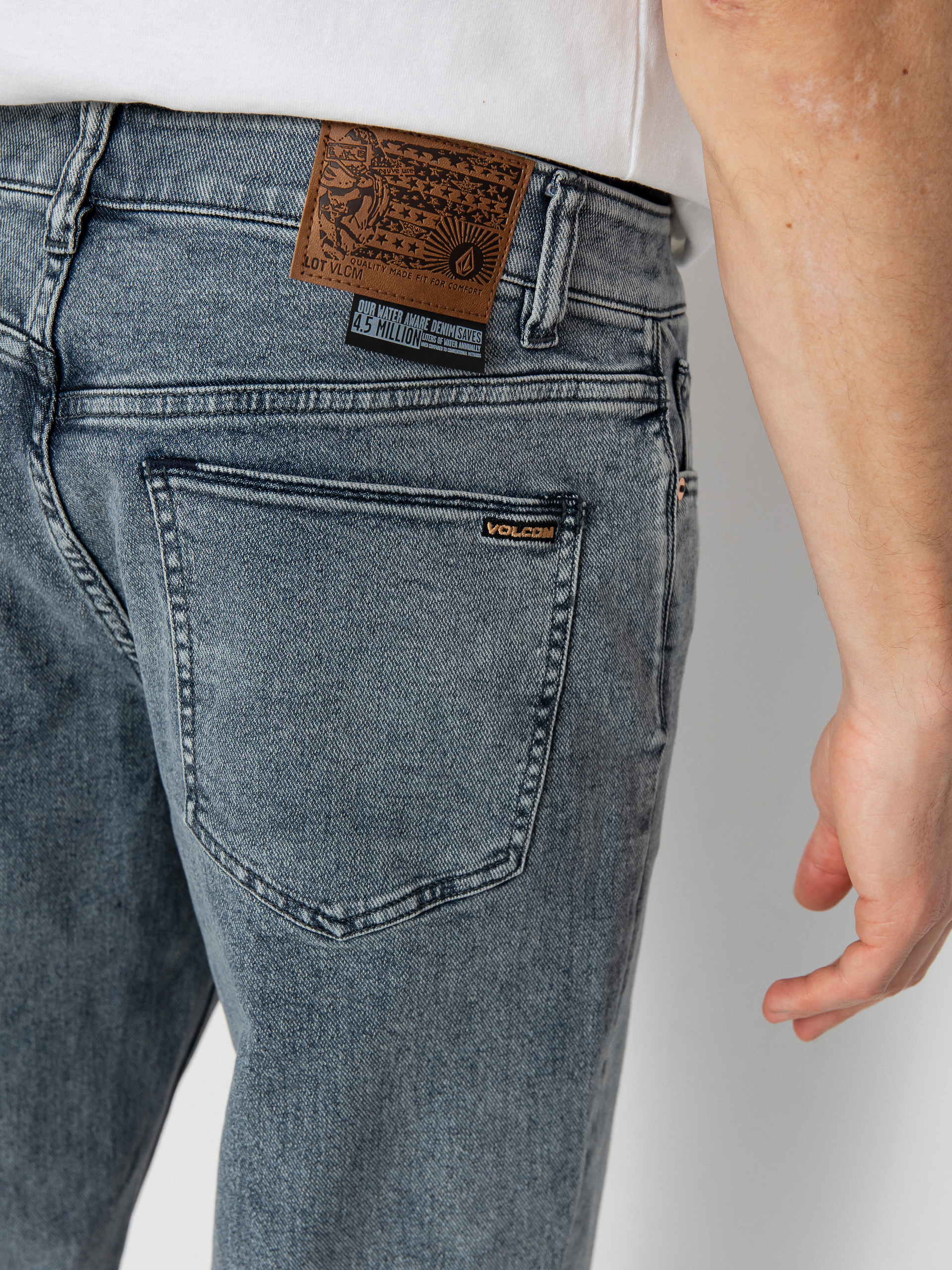 Spodnie Volcom Modown Tapered (ash blue)