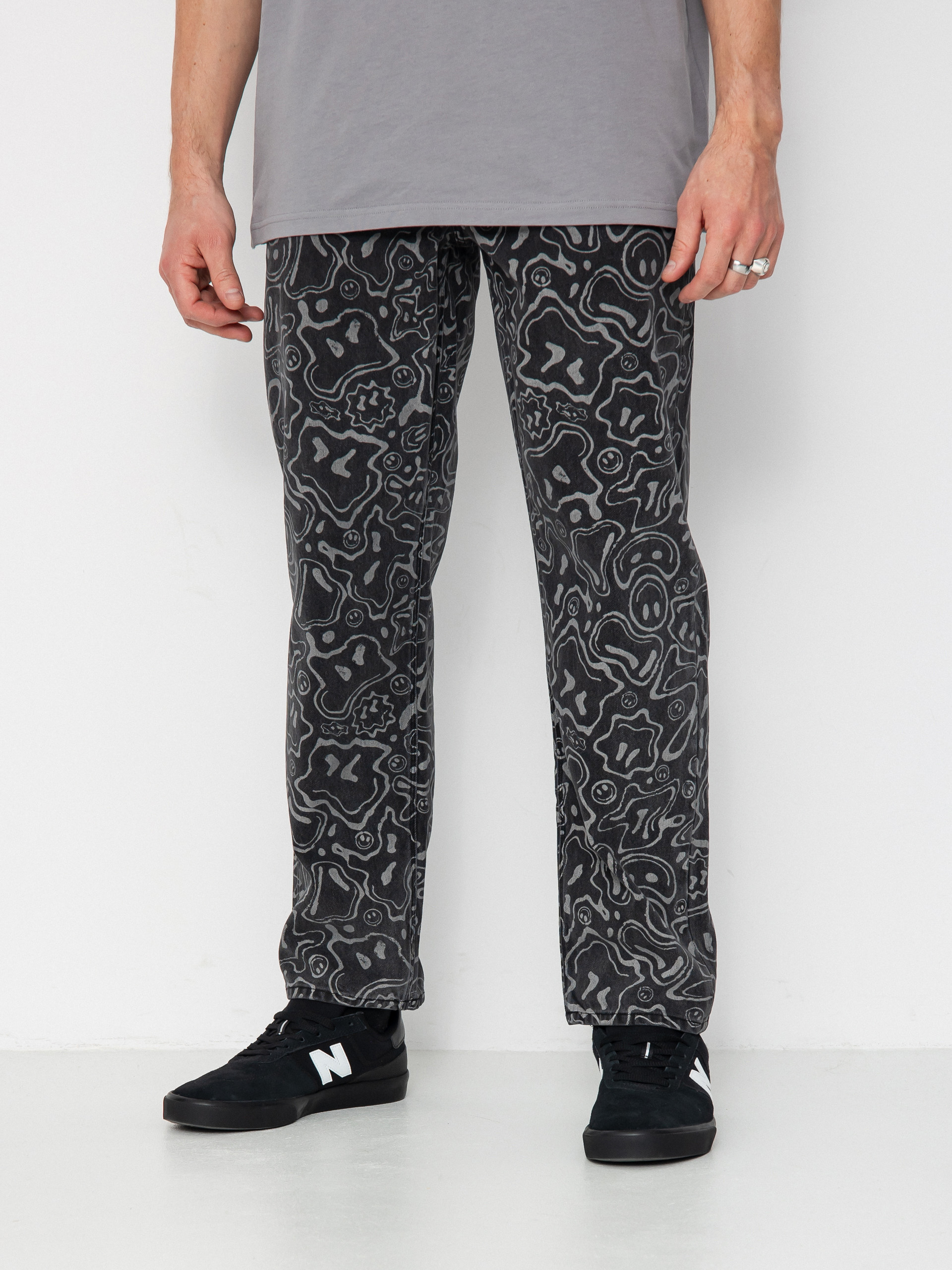 Spodnie Volcom Fa F Rygalski (black print)