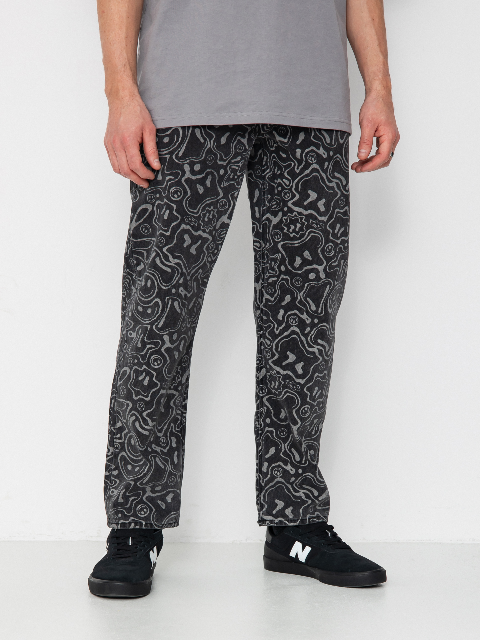 Spodnie Volcom Fa F Rygalski (black print)