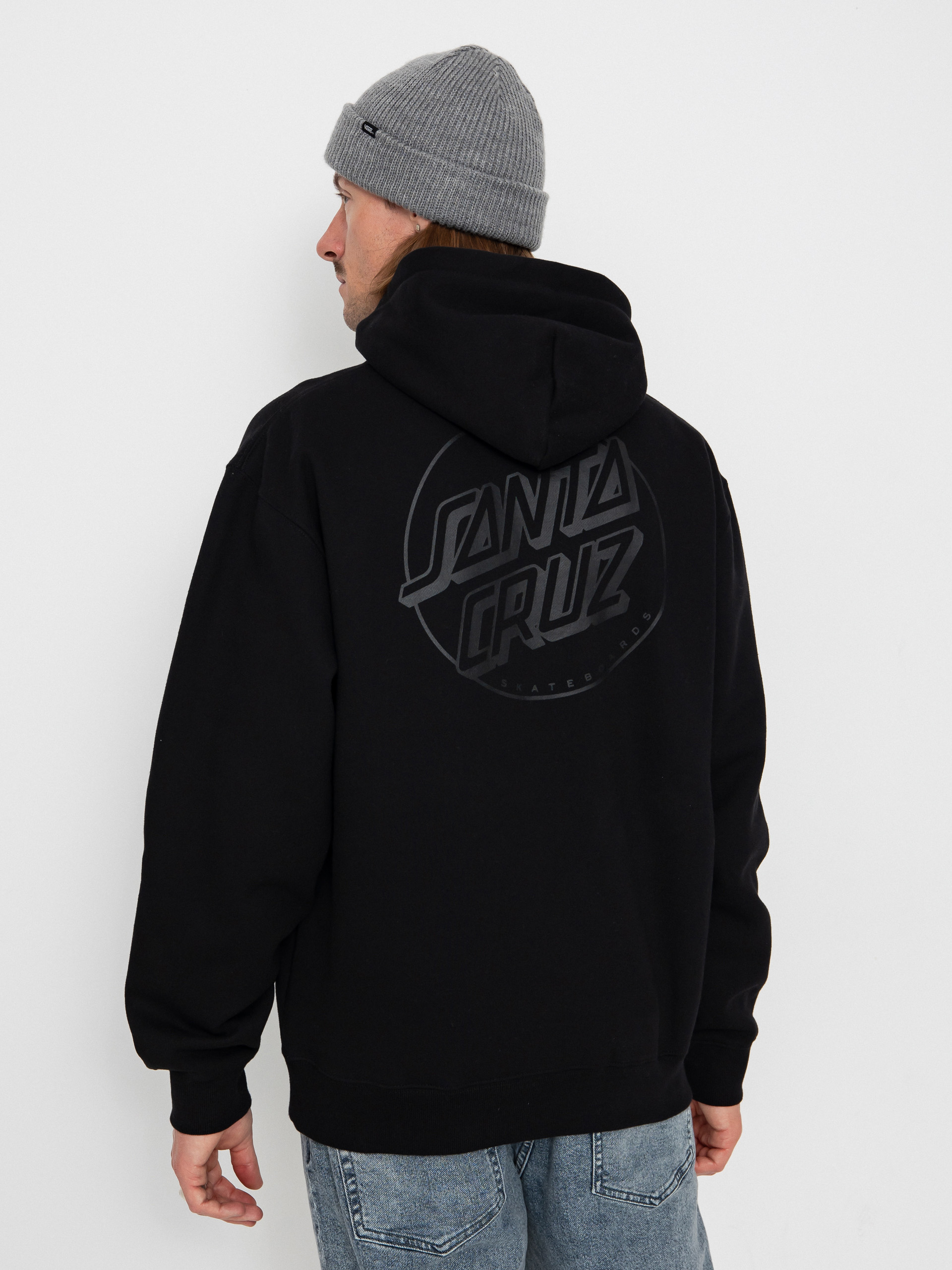 Bluza z kapturem Santa Cruz Tonal Opus Dot Stripe HD (black)