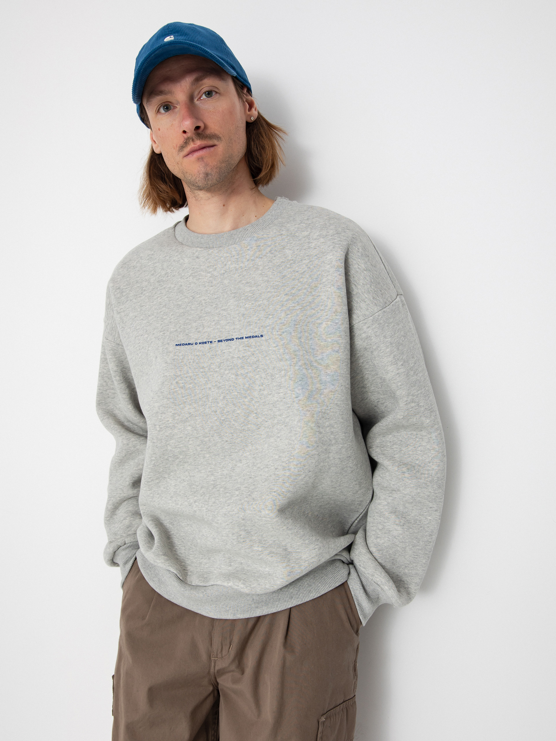 Bluza Beyond Medals Hokkaido Crewneck (grey melange)