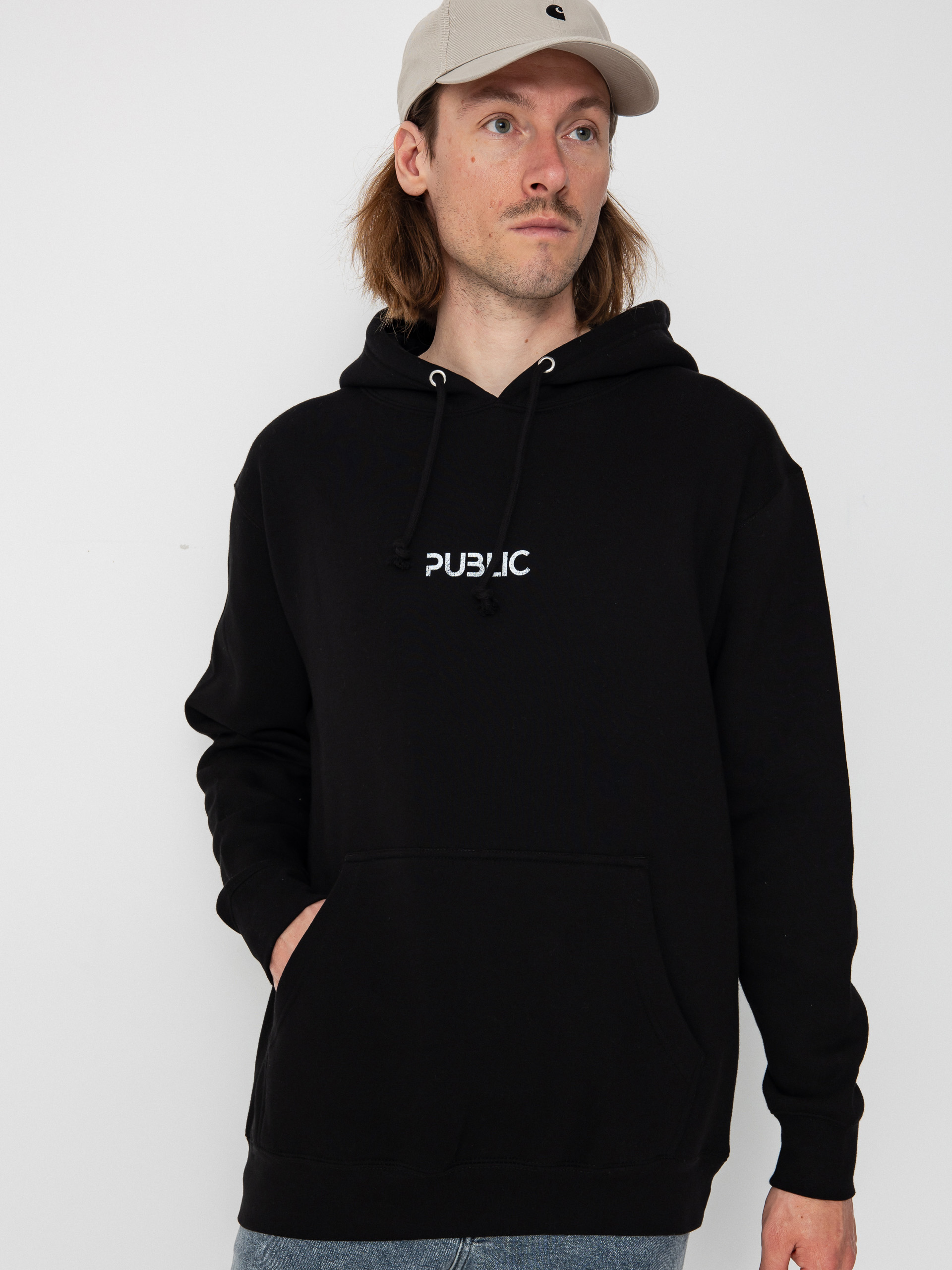 Bluza z kapturem Public Work HD (black)