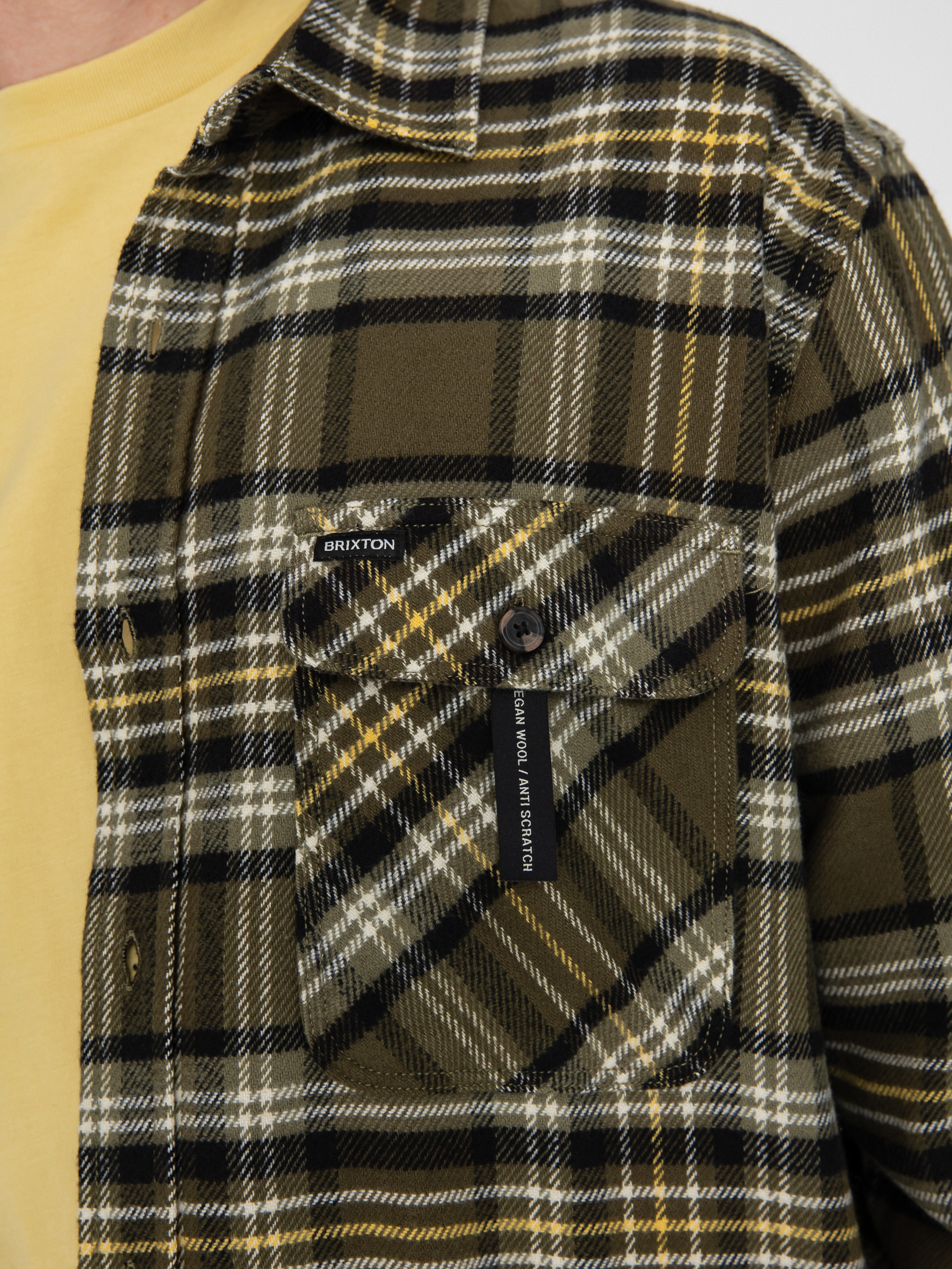 Koszula Brixton Bowery Flannel (ivy green/olive surplus/black)