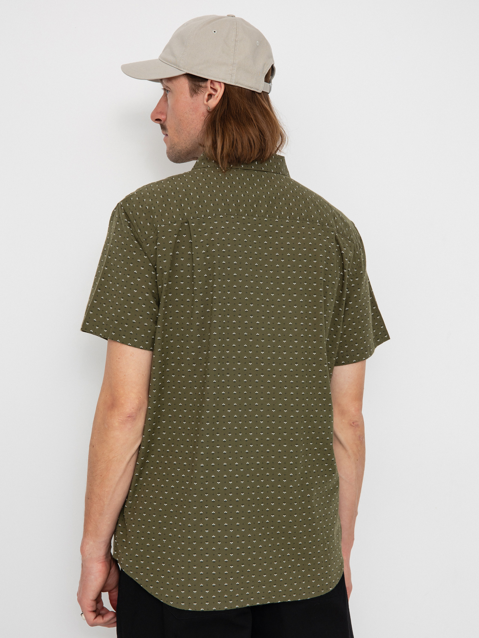 Koszula Brixton Charter Print (ivy green/micro floral)
