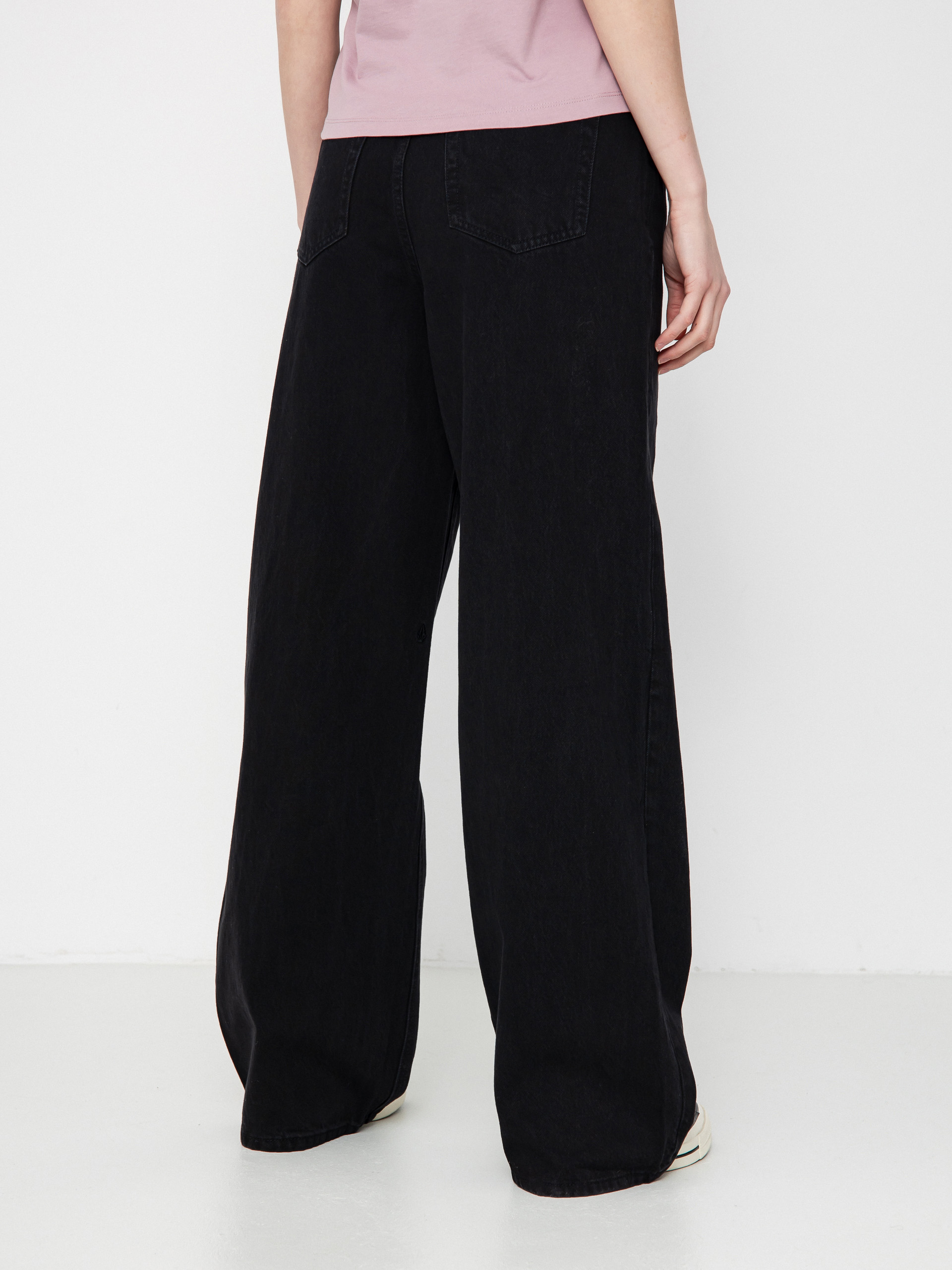 Spodnie Volcom Stoned Bf Hirise Wmn (black)