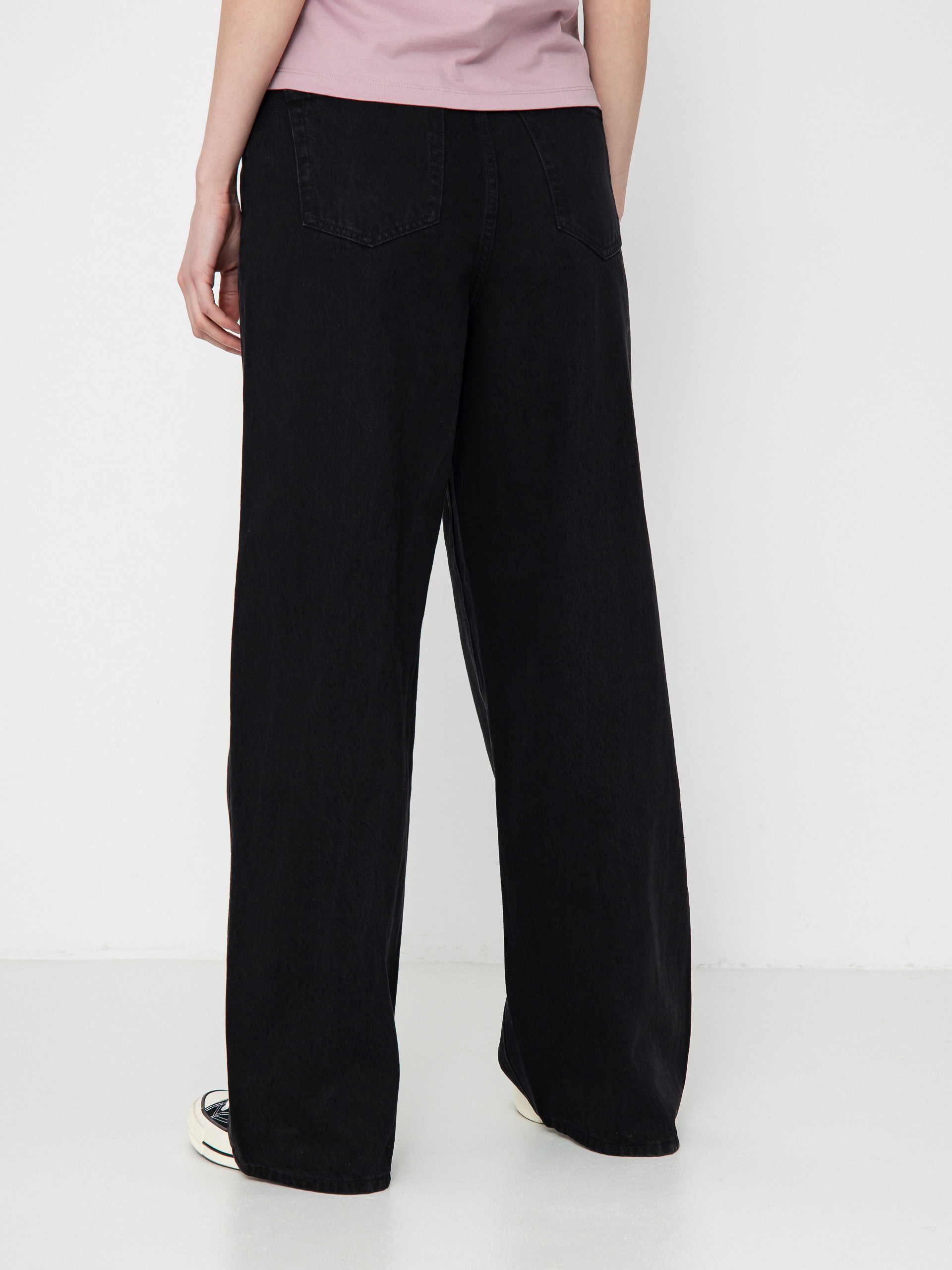 Spodnie Volcom Stoned Bf Hirise Wmn (black)