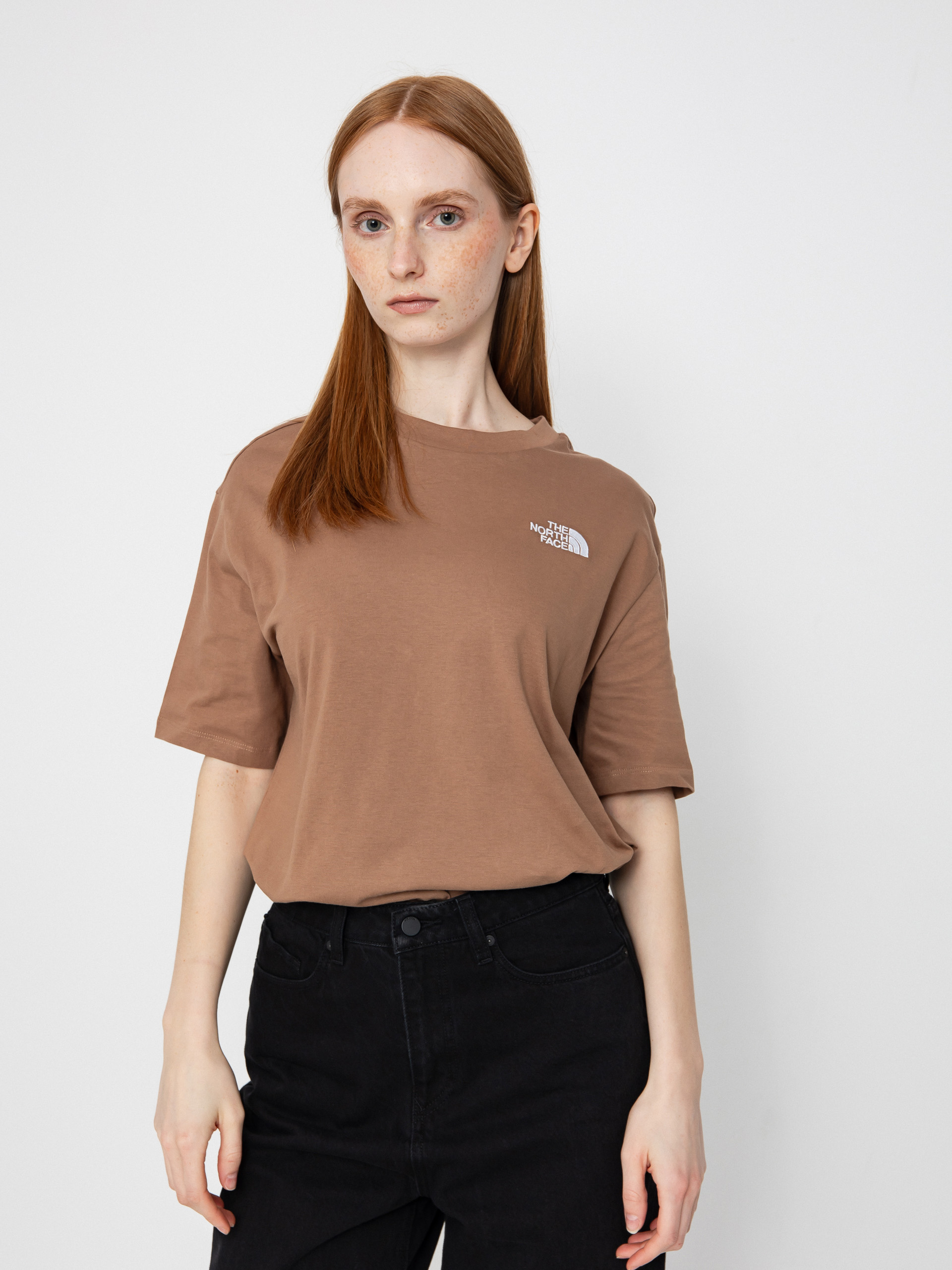 T-shirt The North Face Essential Oversize Wmn (latte)