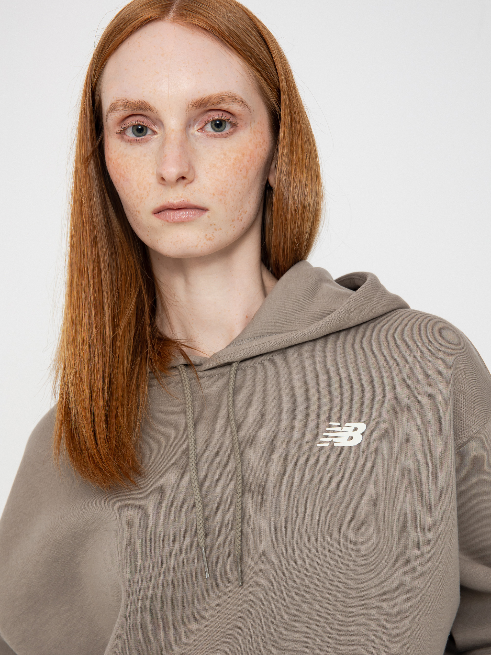 Bluza z kapturem New Balance Athletics Club HD Wmn (dockside)