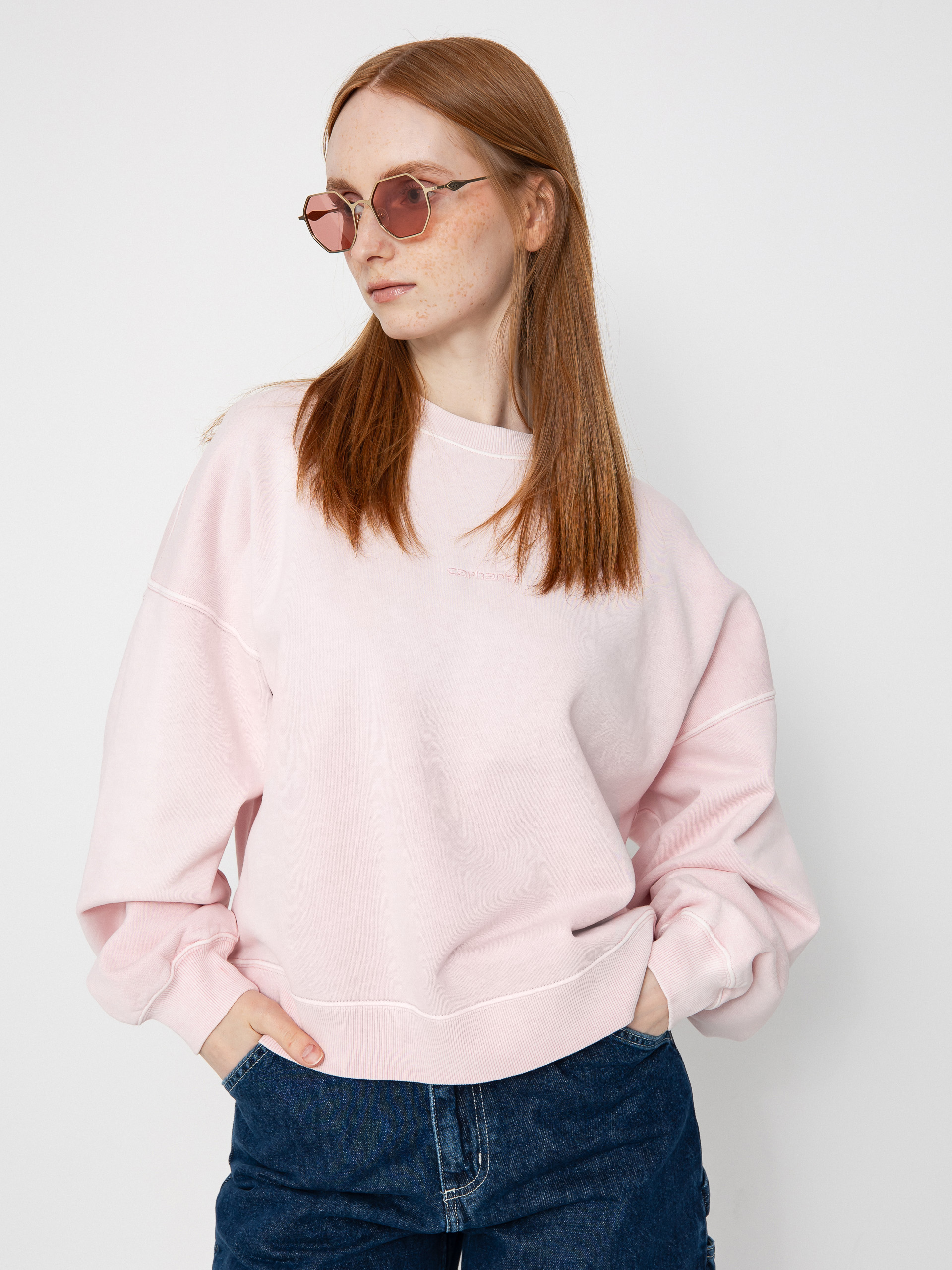 Bluza Carhartt WIP Benton Wmn (air pink)