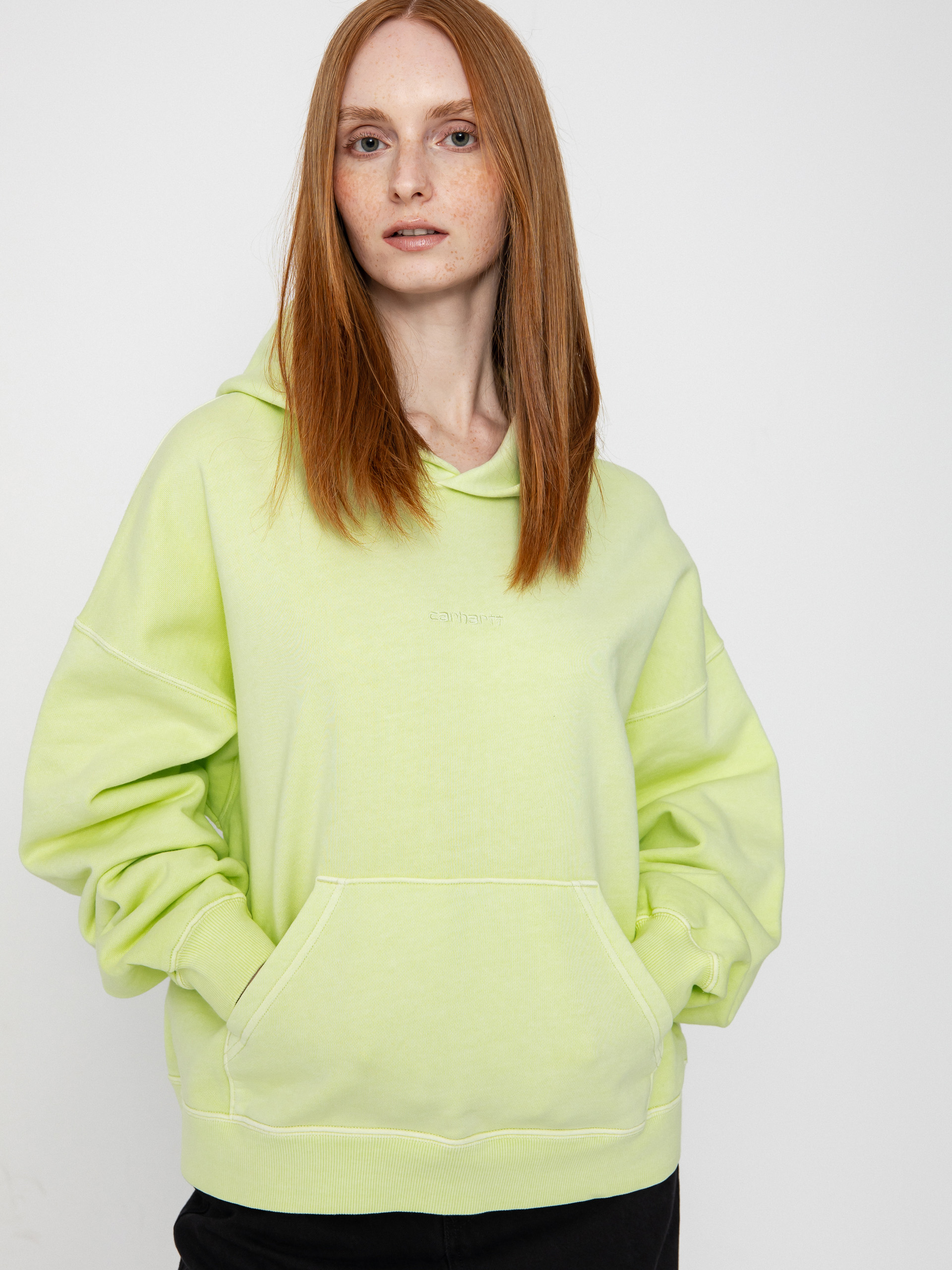 Bluza z kapturem Carhartt WIP Benton HD Wmn (air green)