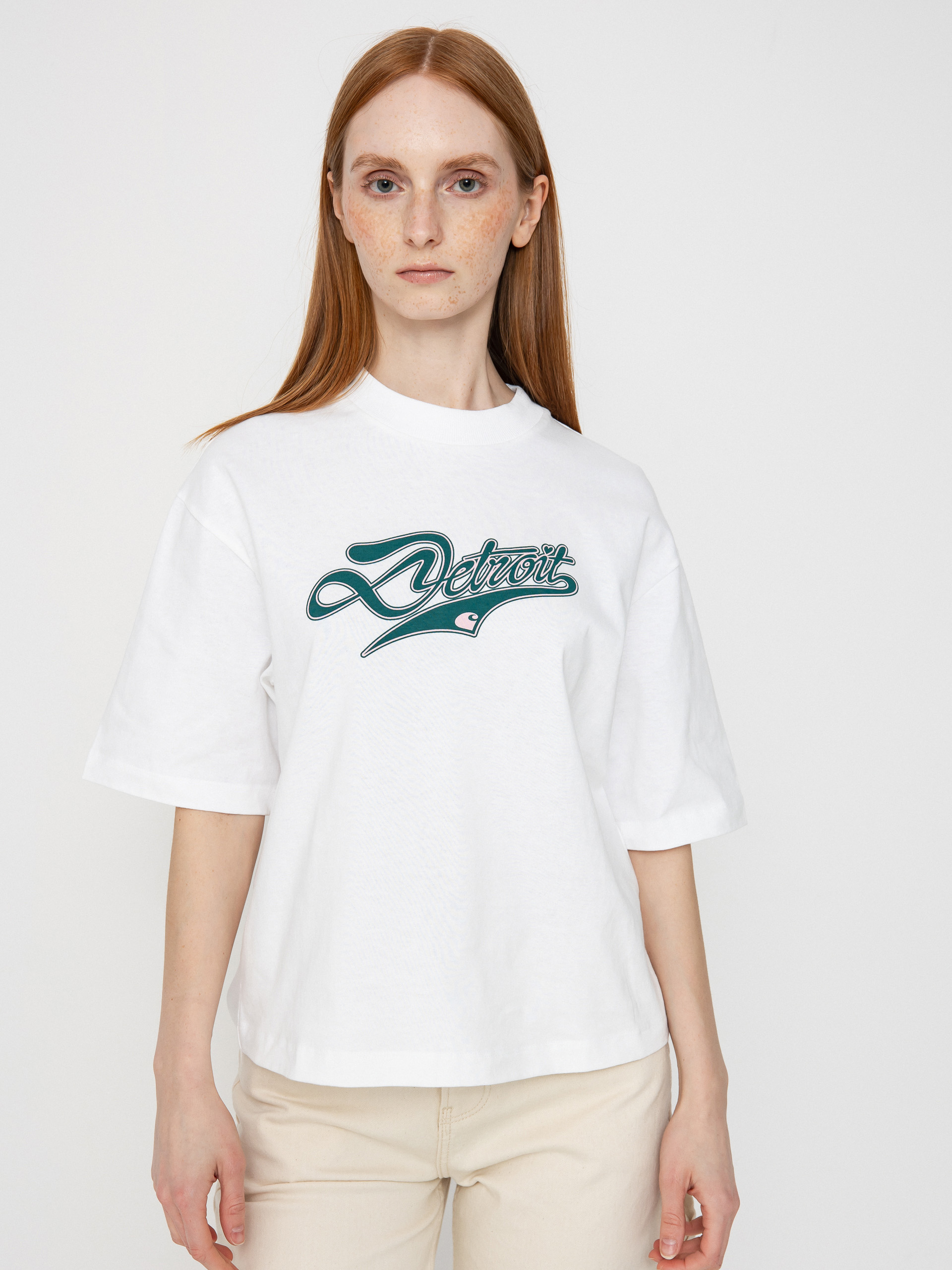 T-shirt Carhartt WIP Slap Shot Wmn (white)