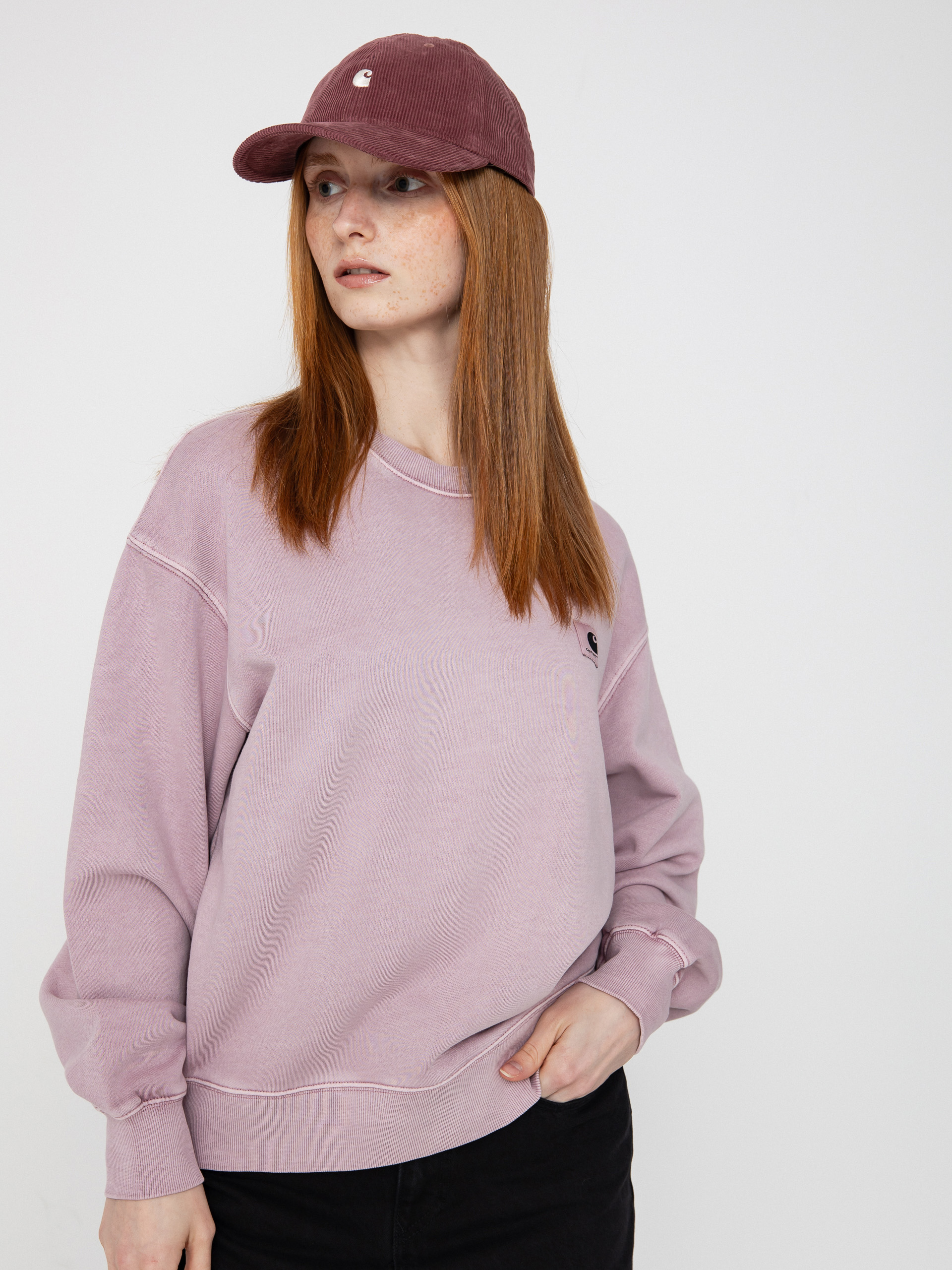 Bluza Carhartt WIP Nelson Wmn (hortensia)
