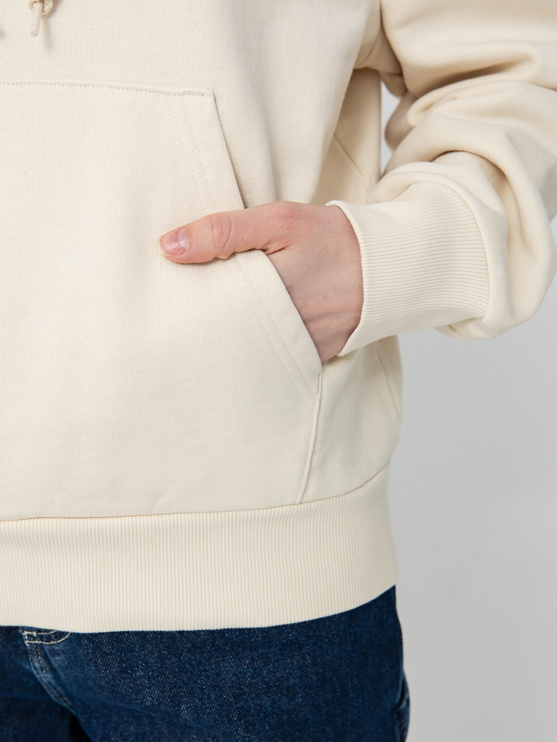 Bluza z kapturem Carhartt WIP Casey HD Wmn (natural/silver)