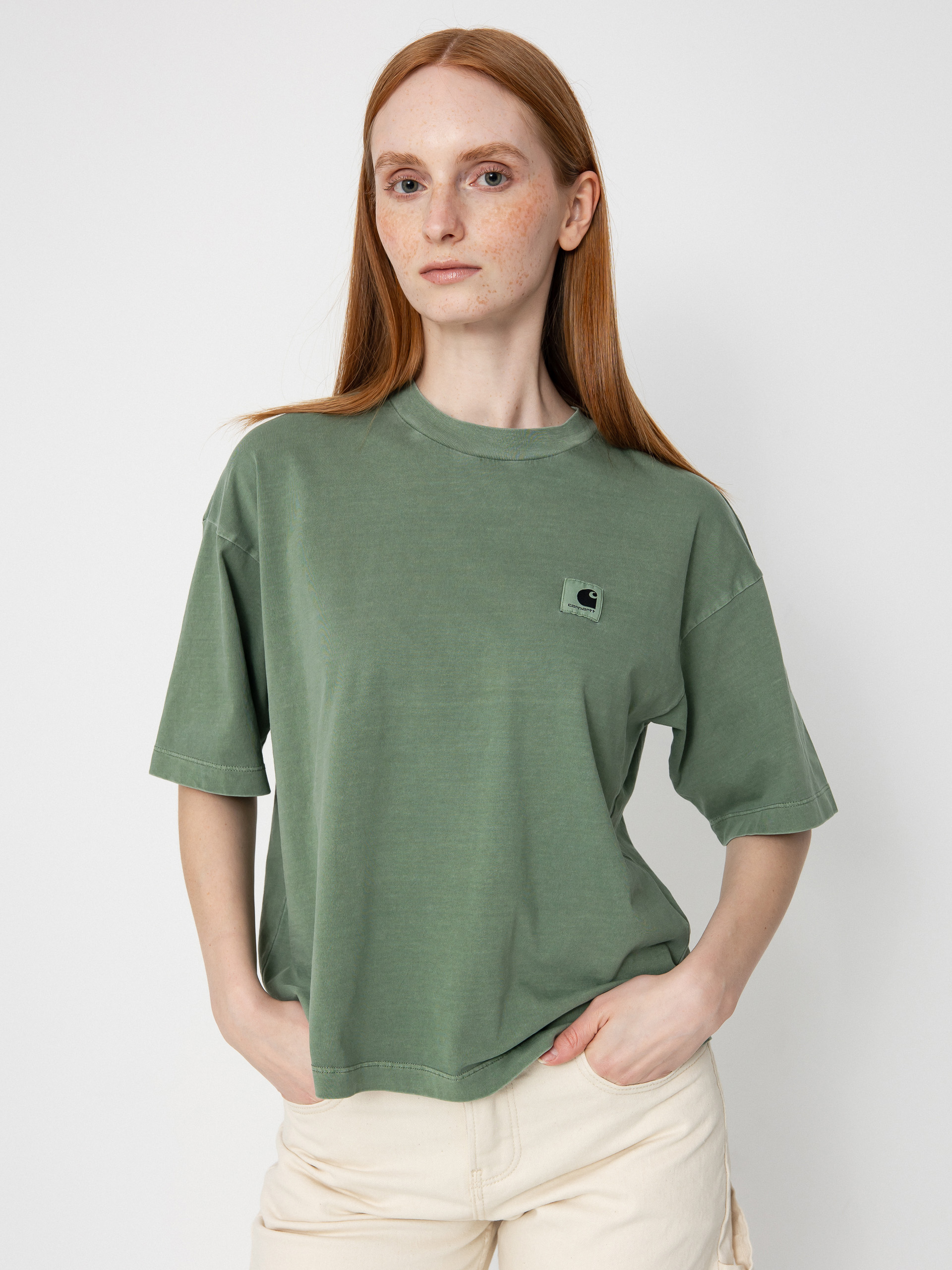 T-shirt Carhartt WIP Nelson Wmn (park)