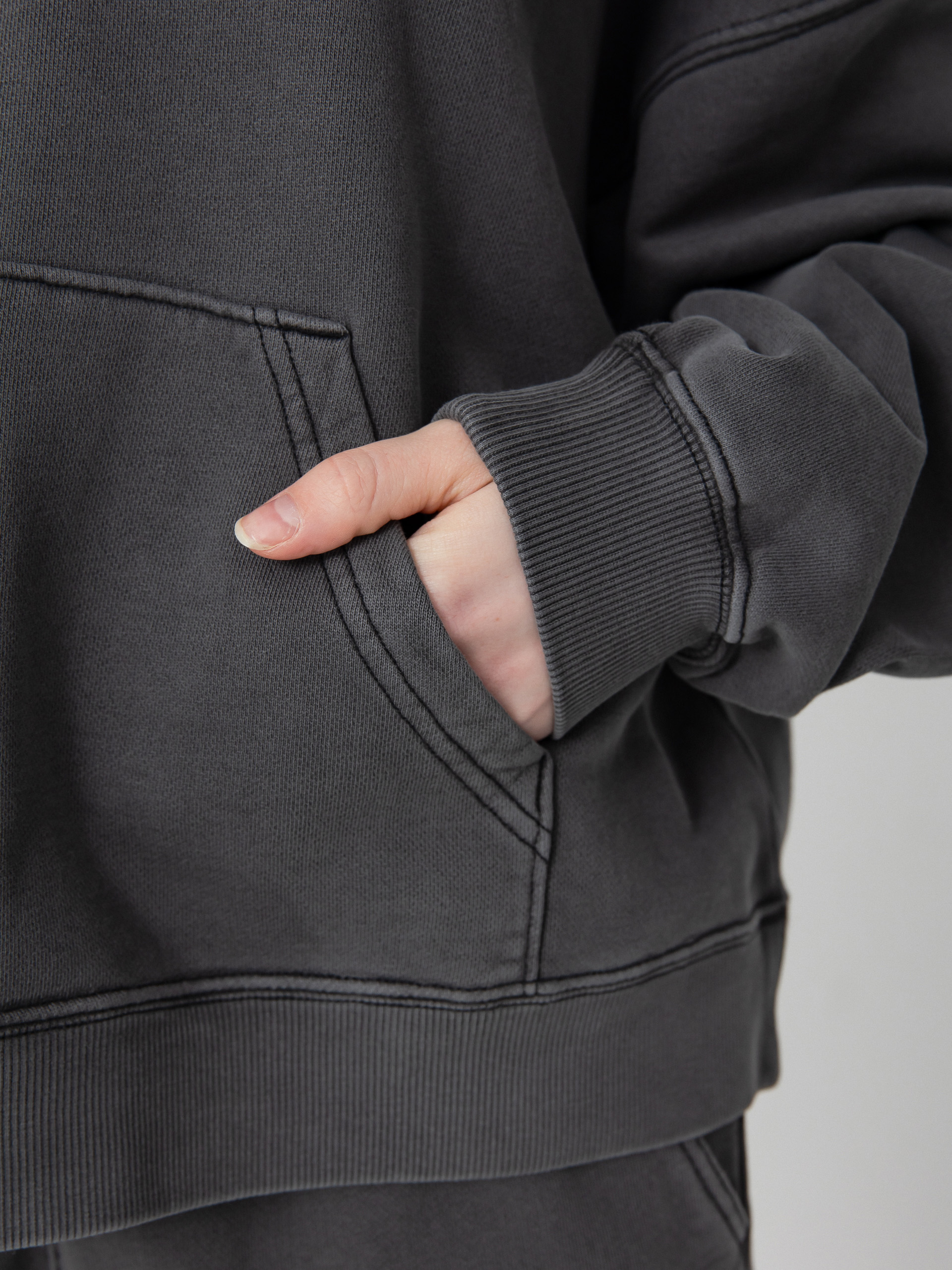 Bluza z kapturem Carhartt WIP Benton HD Wmn (black)