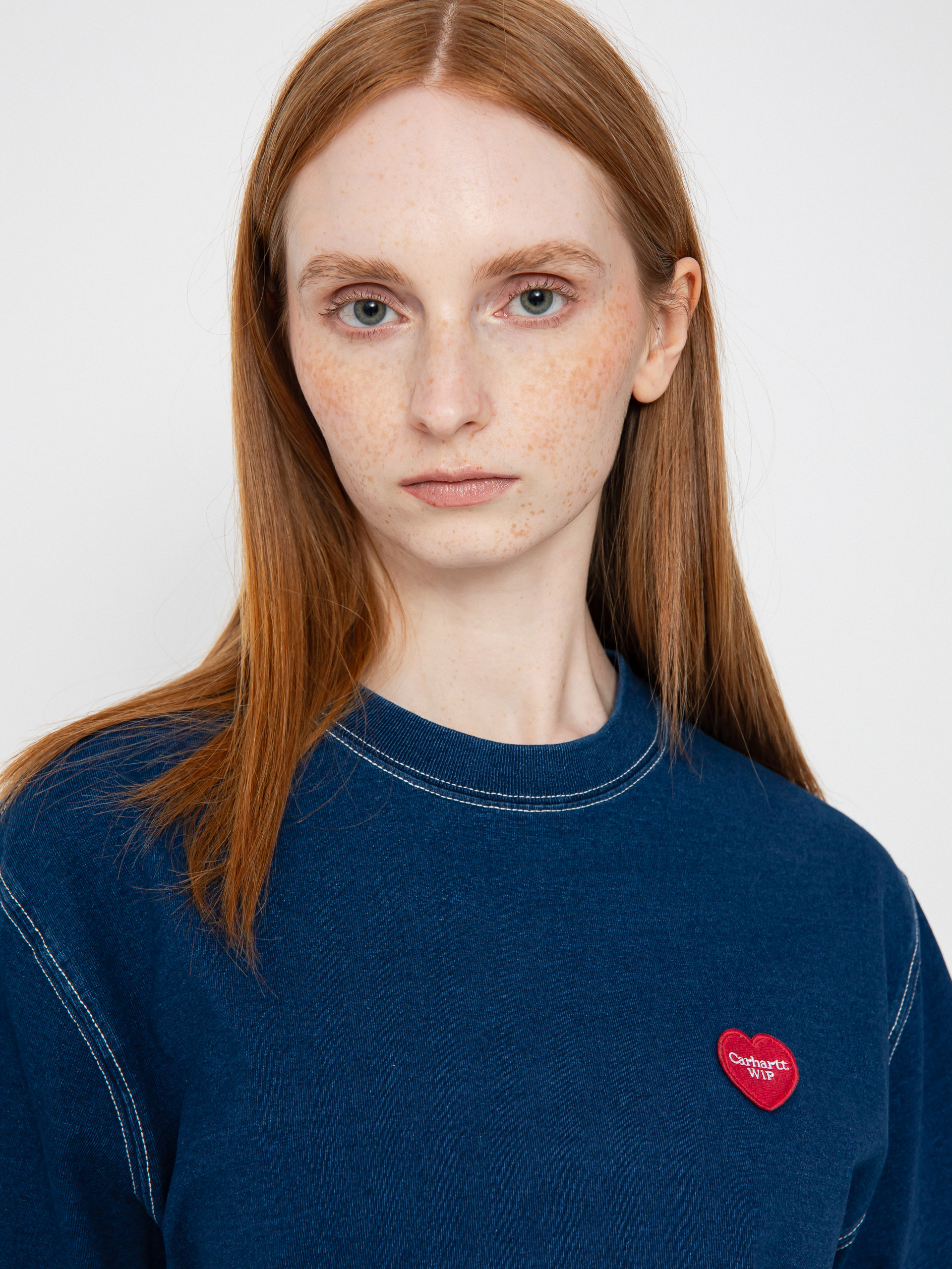 T-shirt Carhartt WIP Ingo Wmn (dark blue)