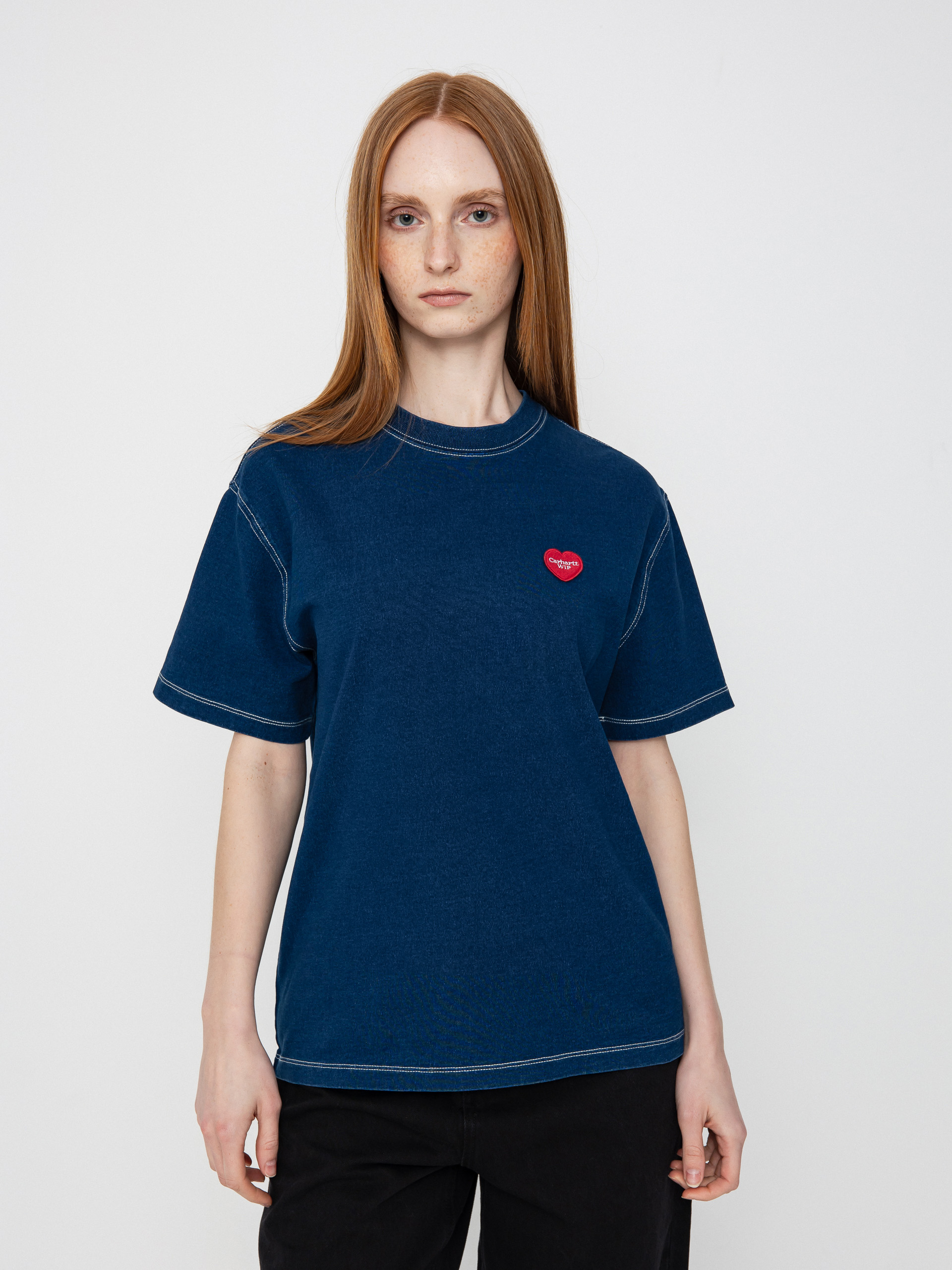T-shirt Carhartt WIP Ingo Wmn (dark blue)
