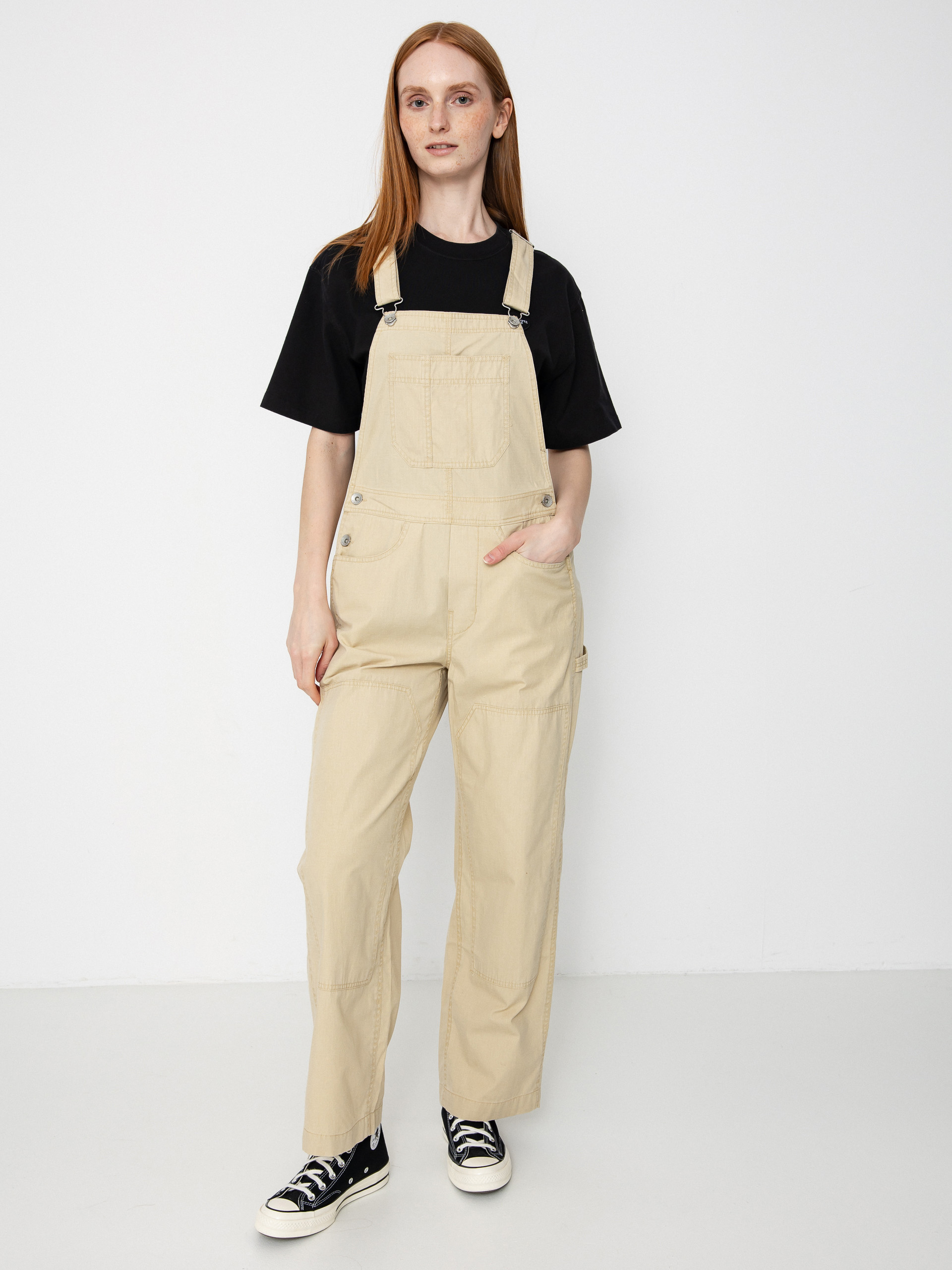 Spodnie Brixton Utility Overall Wmn (pale khaki)