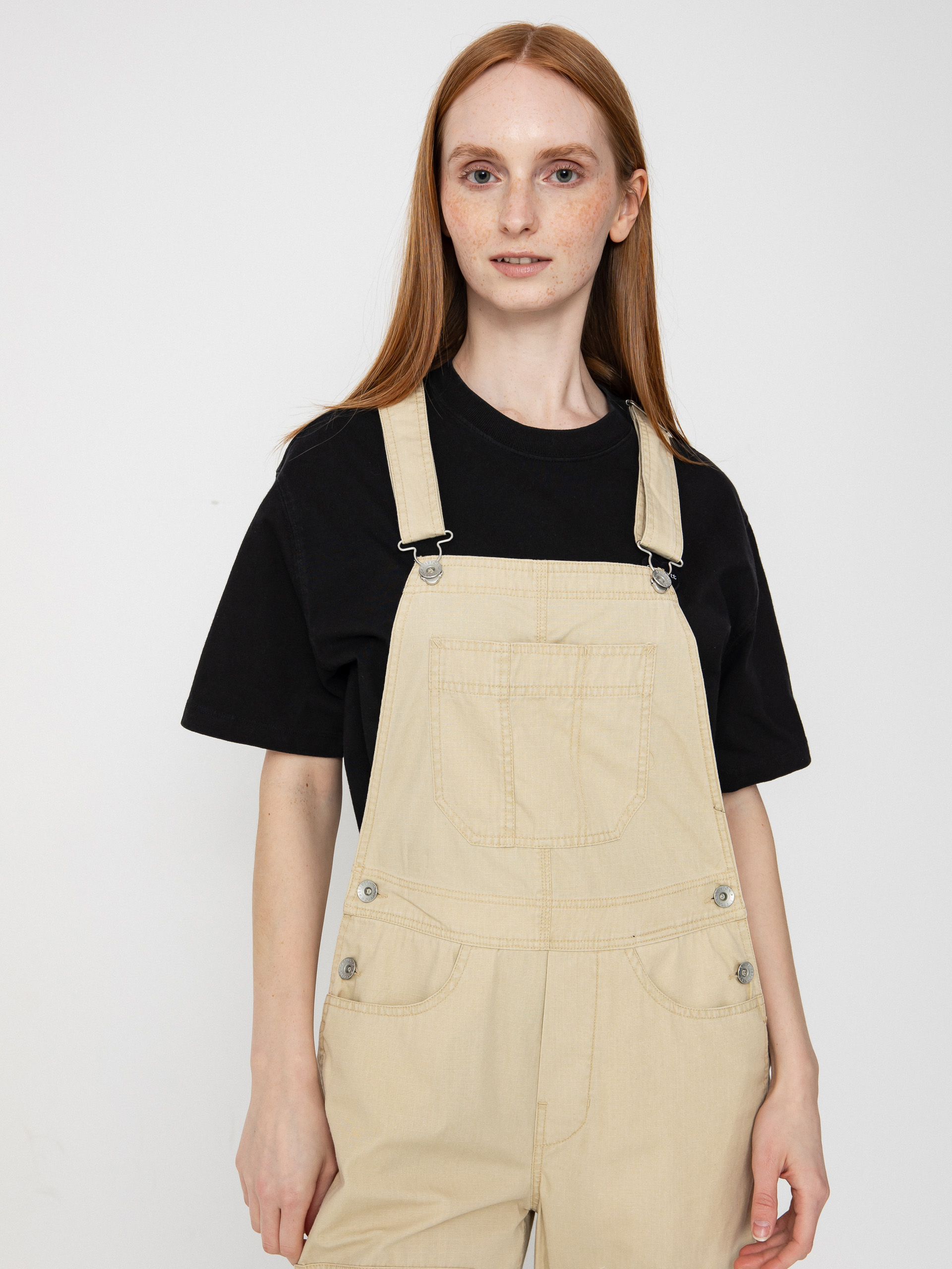 Spodnie Brixton Utility Overall Wmn (pale khaki)