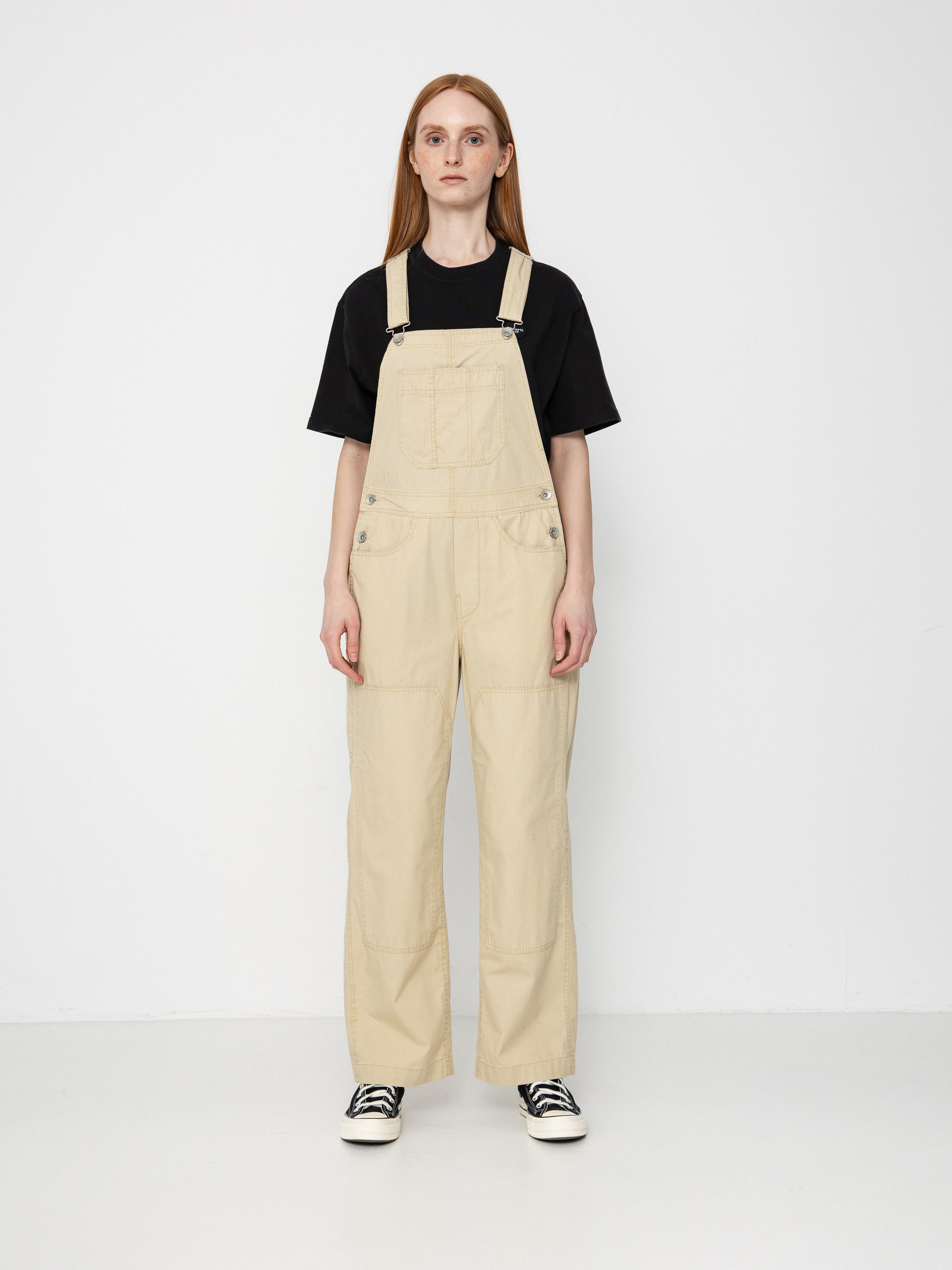 Spodnie Brixton Utility Overall Wmn (pale khaki)