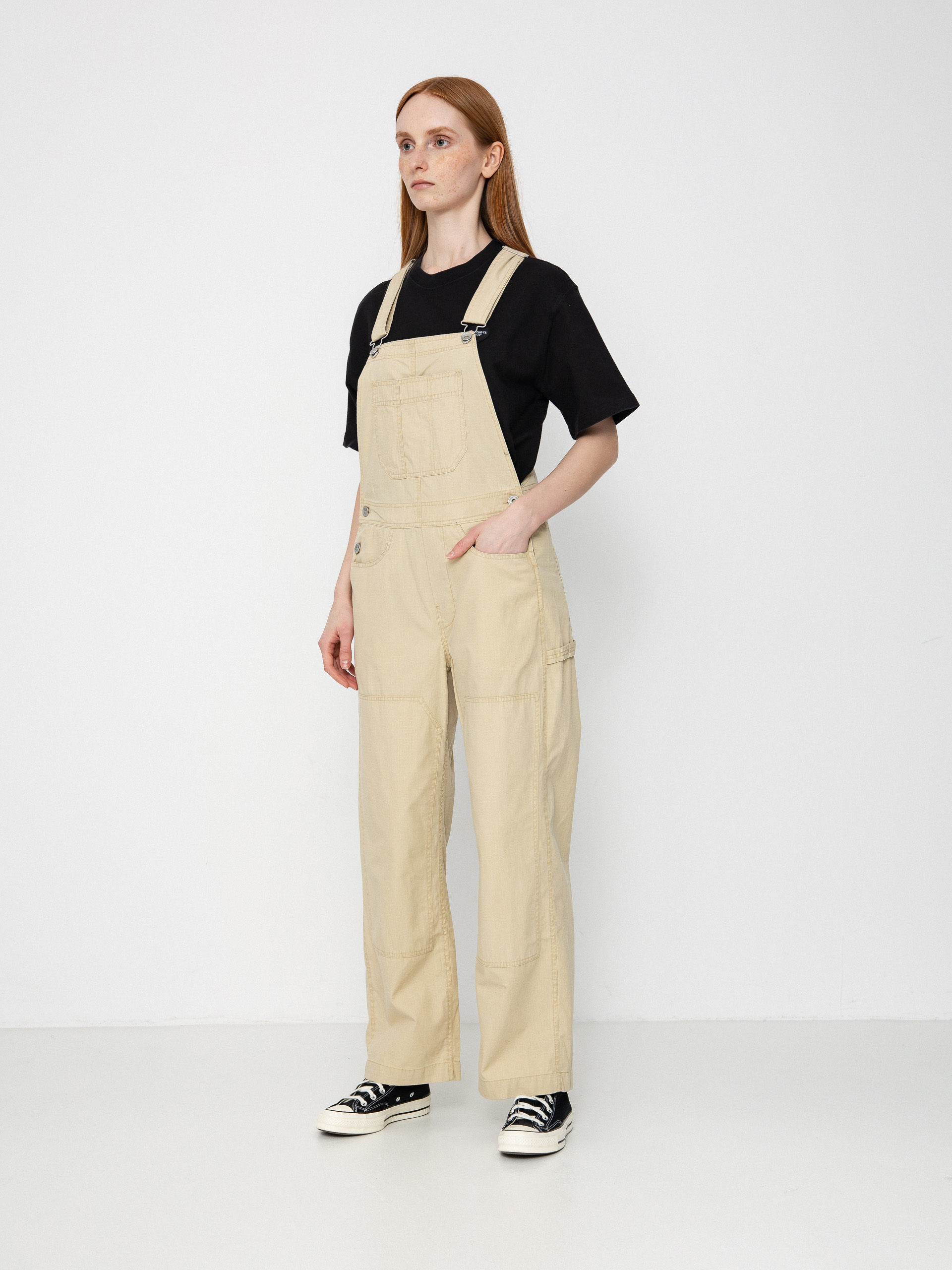 Spodnie Brixton Utility Overall Wmn (pale khaki)