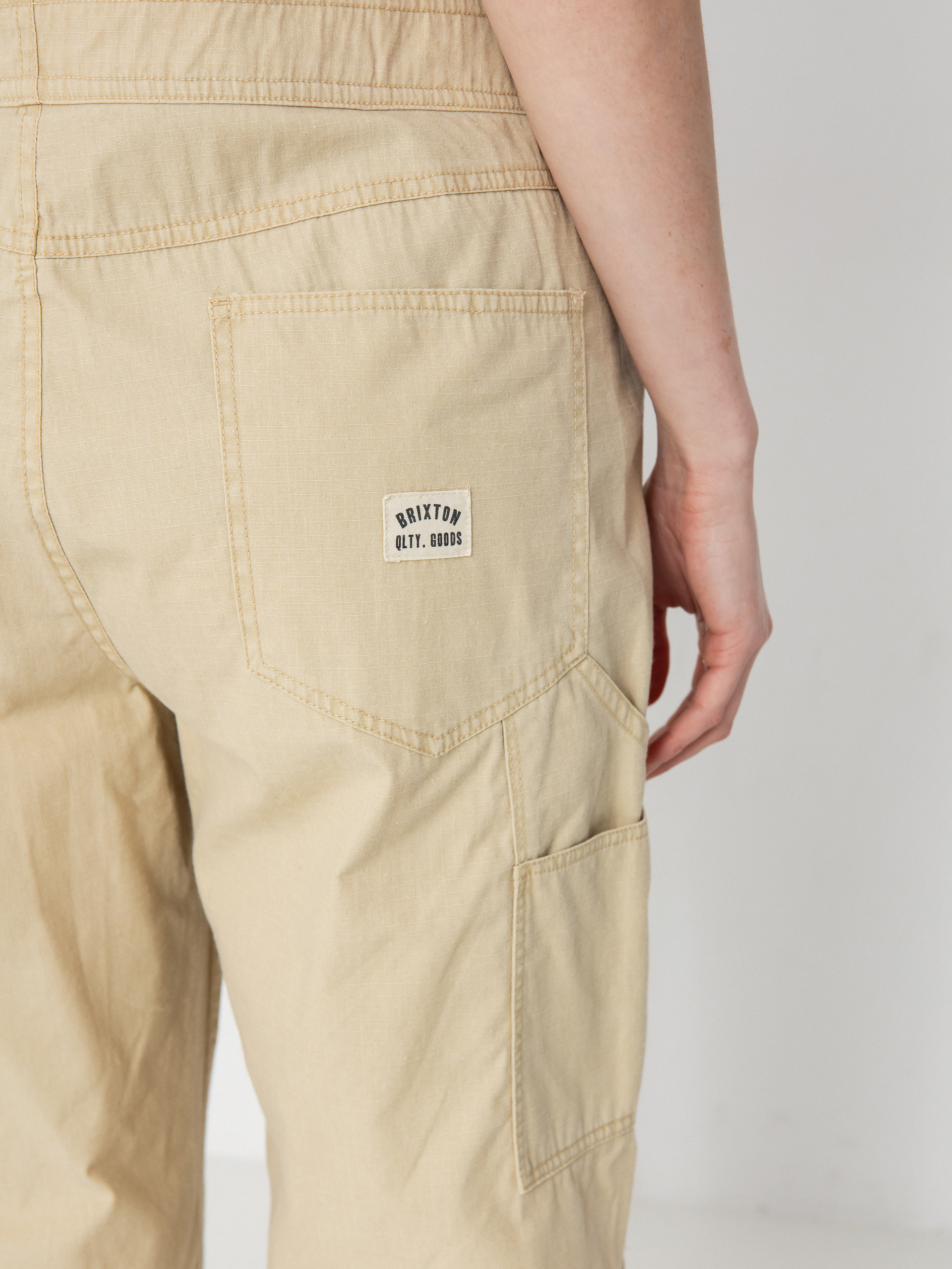 Spodnie Brixton Utility Overall Wmn (pale khaki)