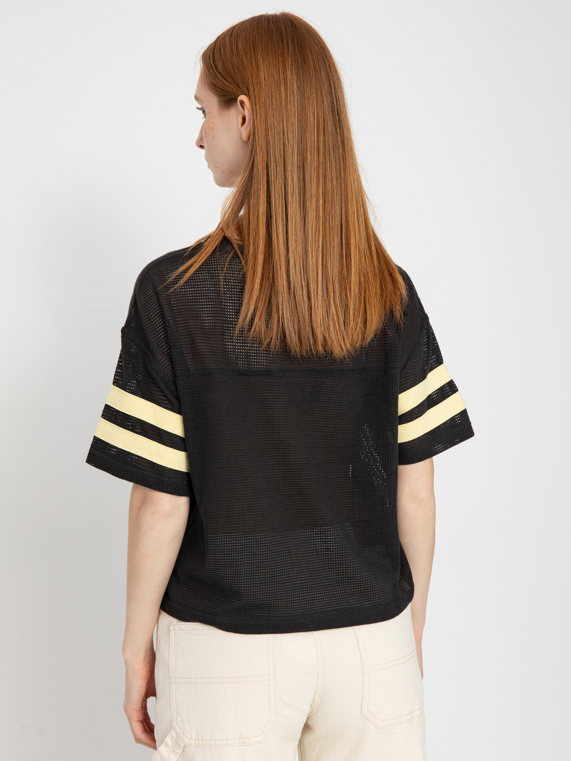 T-shirt Brixton Varsity Football Mesh Wmn (washed black) 