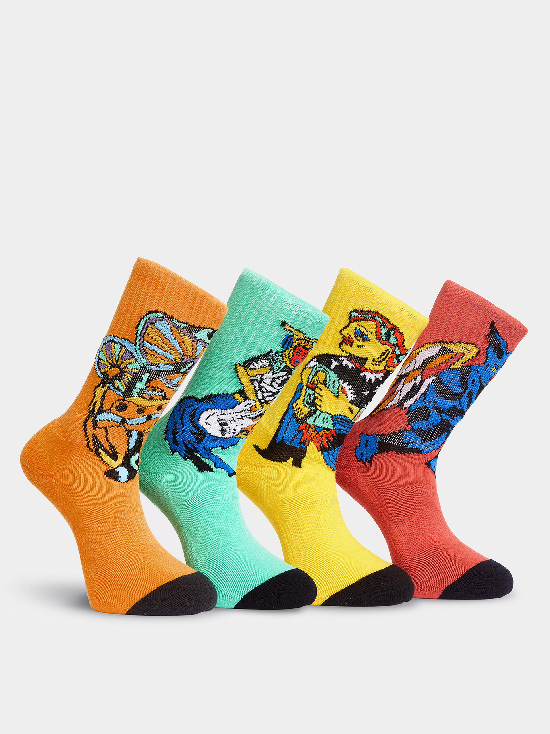 Skarpetki Volcom Fa Bob Mollema 4Pk (mint)