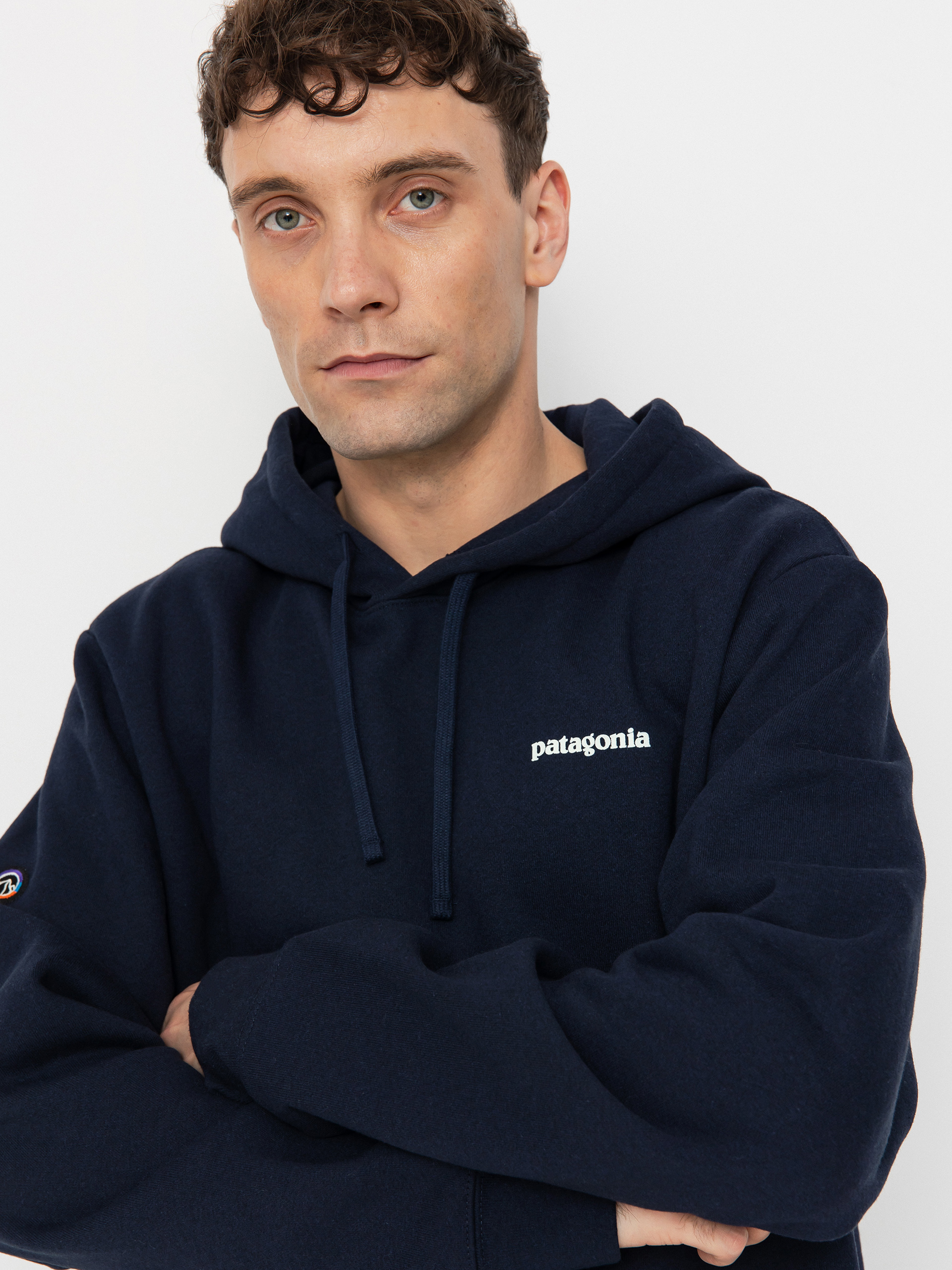 Bluza z kapturem Patagonia Fitz Roy Icon Uprisal HD (new navy)