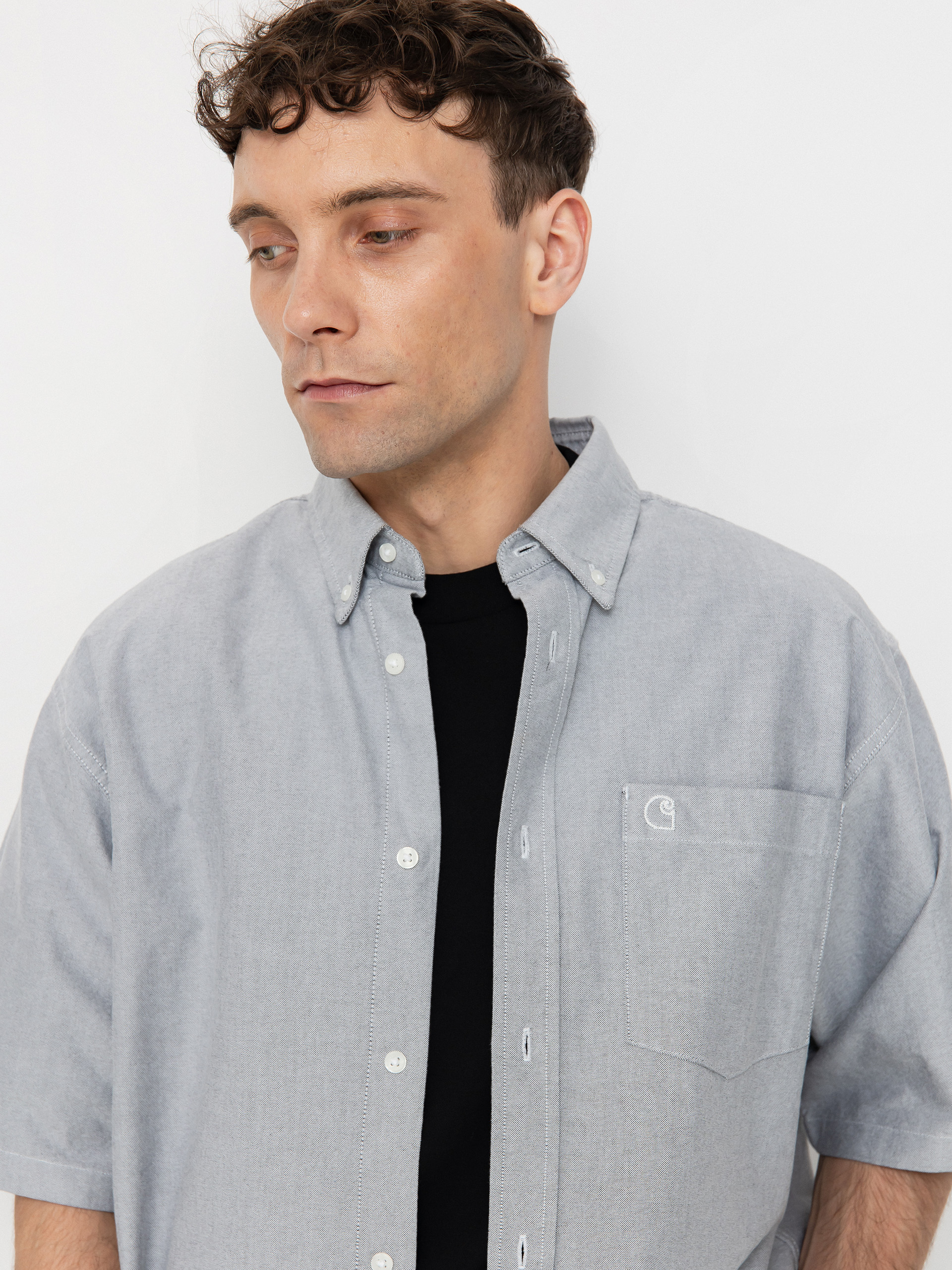 Koszula Carhartt WIP Braxton (graphite/wax)