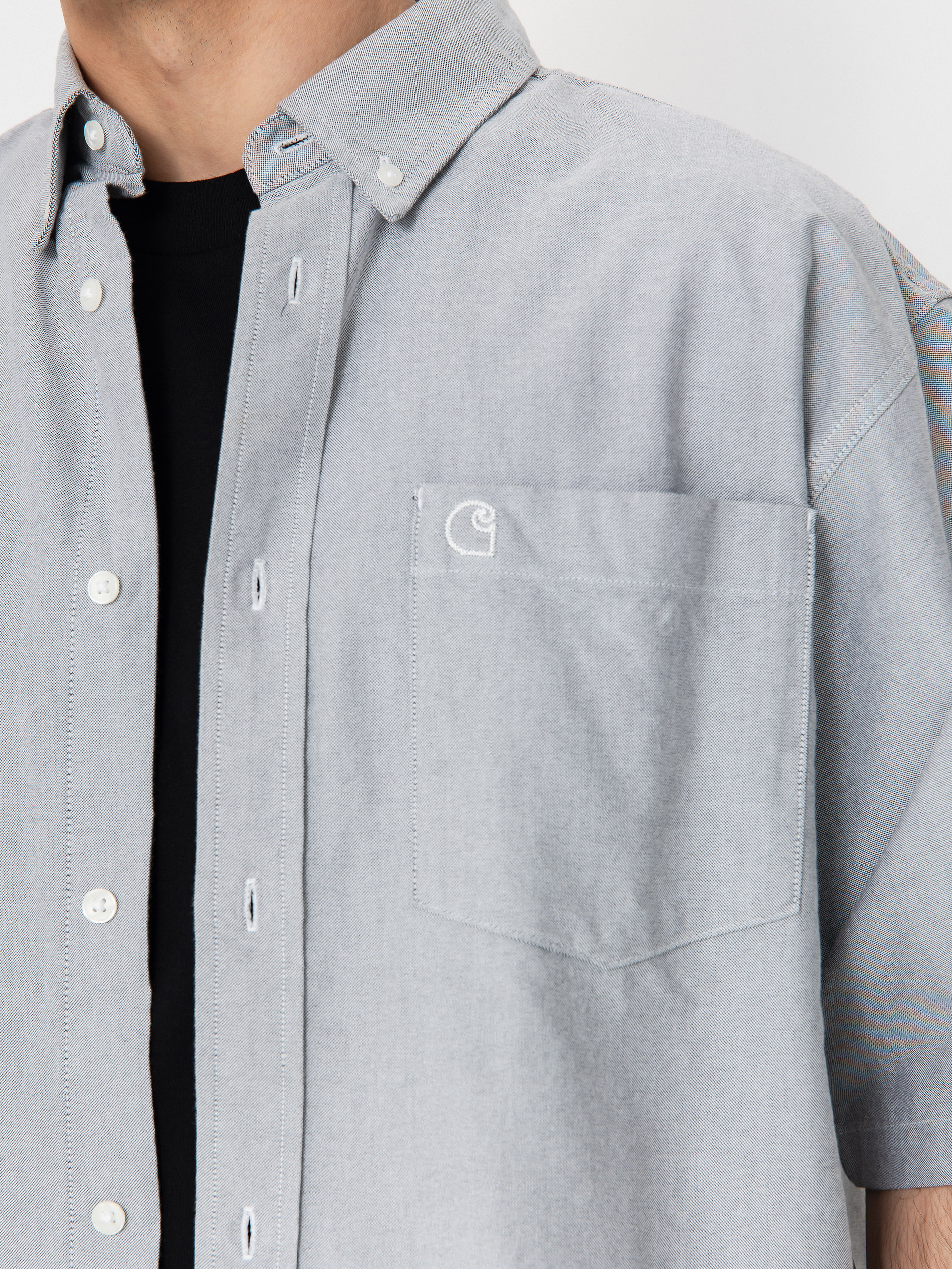 Koszula Carhartt WIP Braxton (graphite/wax)