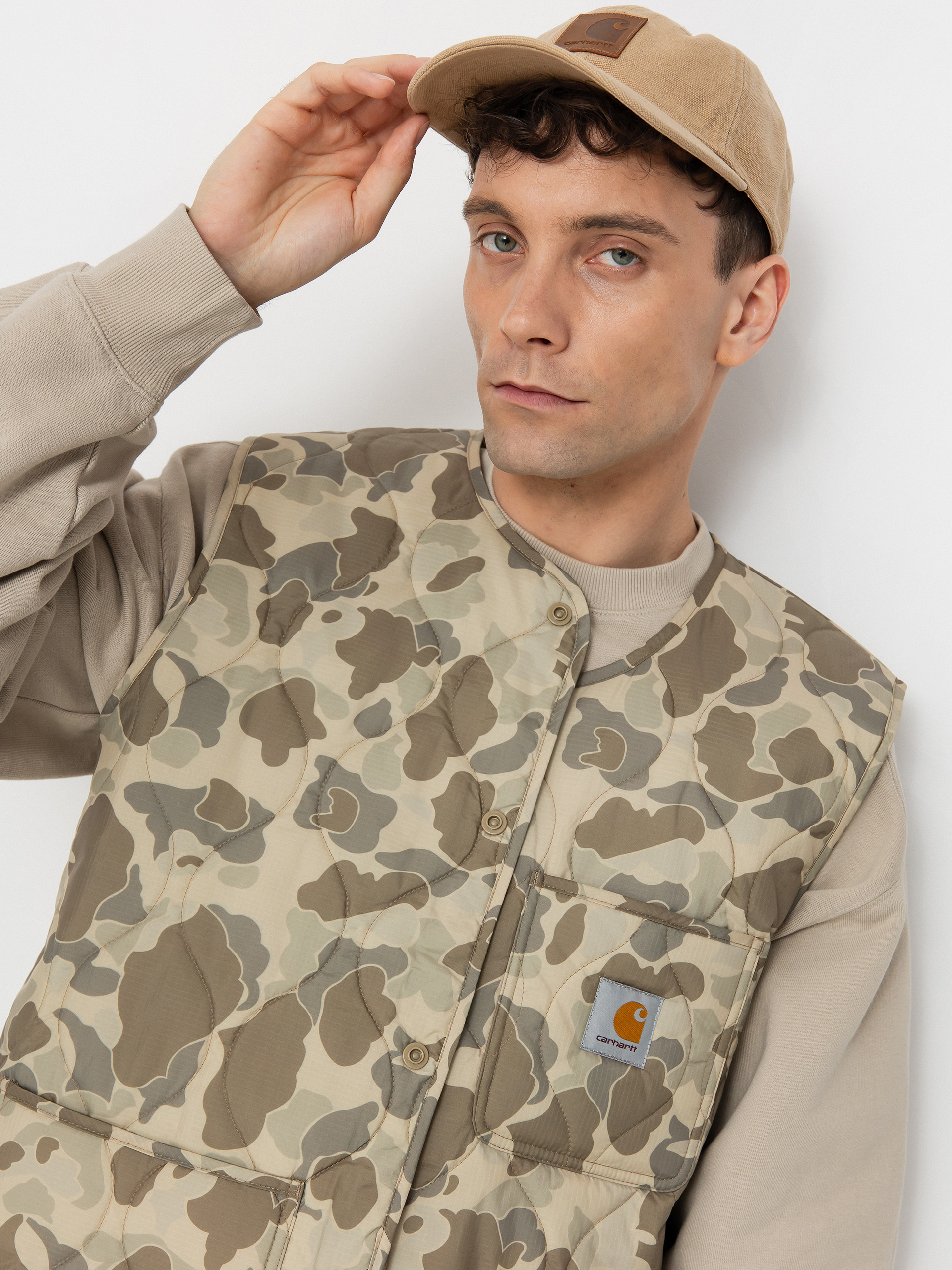 Kamizelka Carhartt WIP Skyton (camo duck/desert)