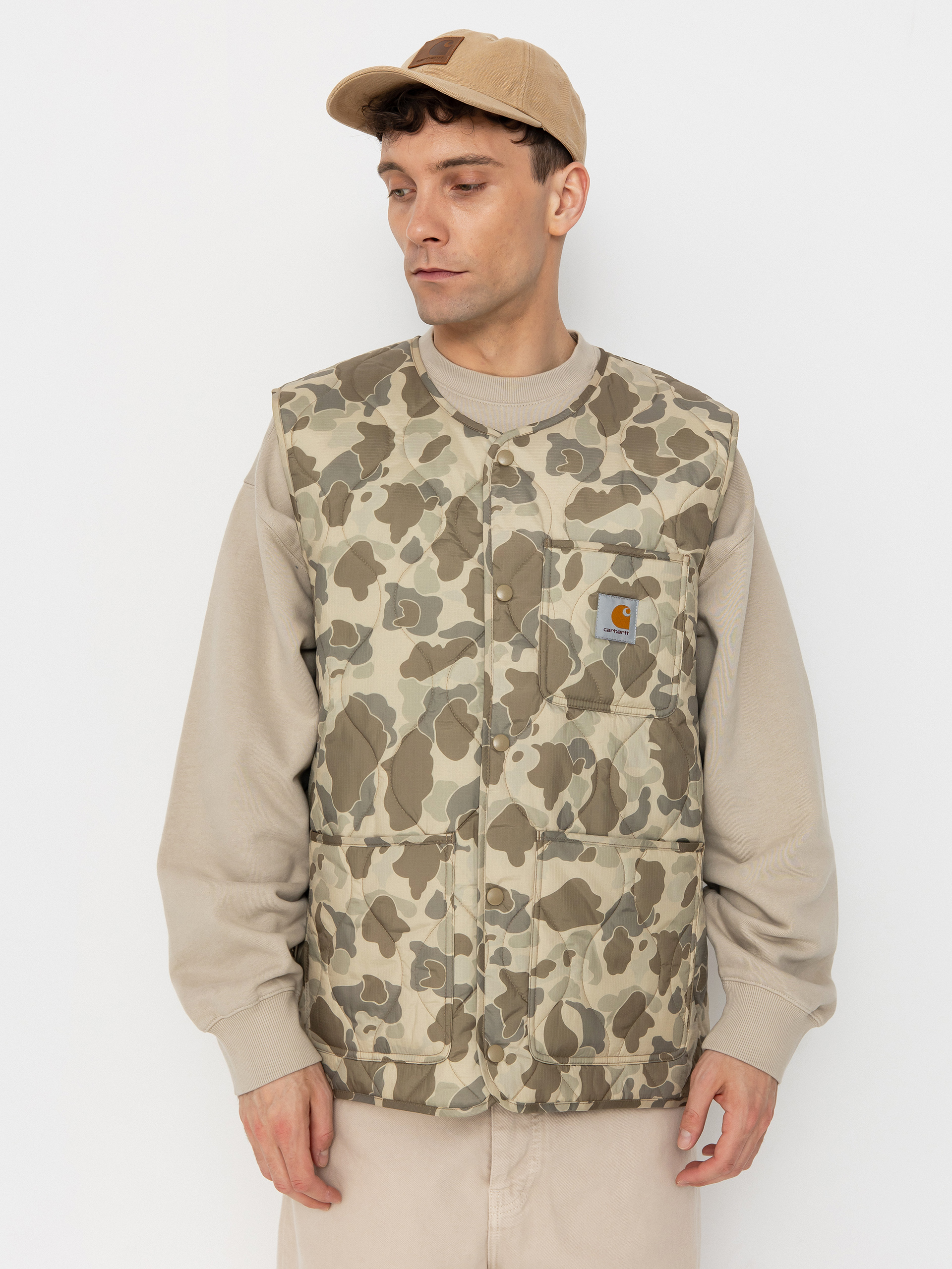 Kamizelka Carhartt WIP Skyton (camo duck/desert)