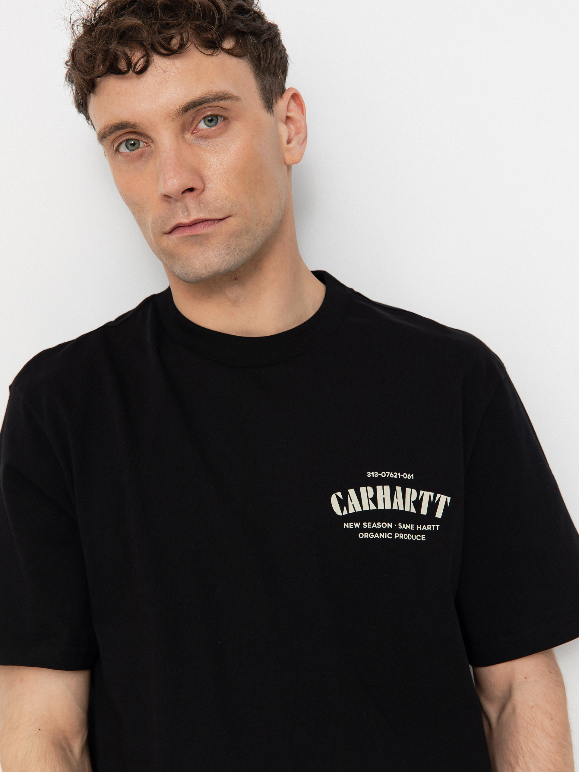 T-shirt Carhartt WIP Catalogue C Logo (black)