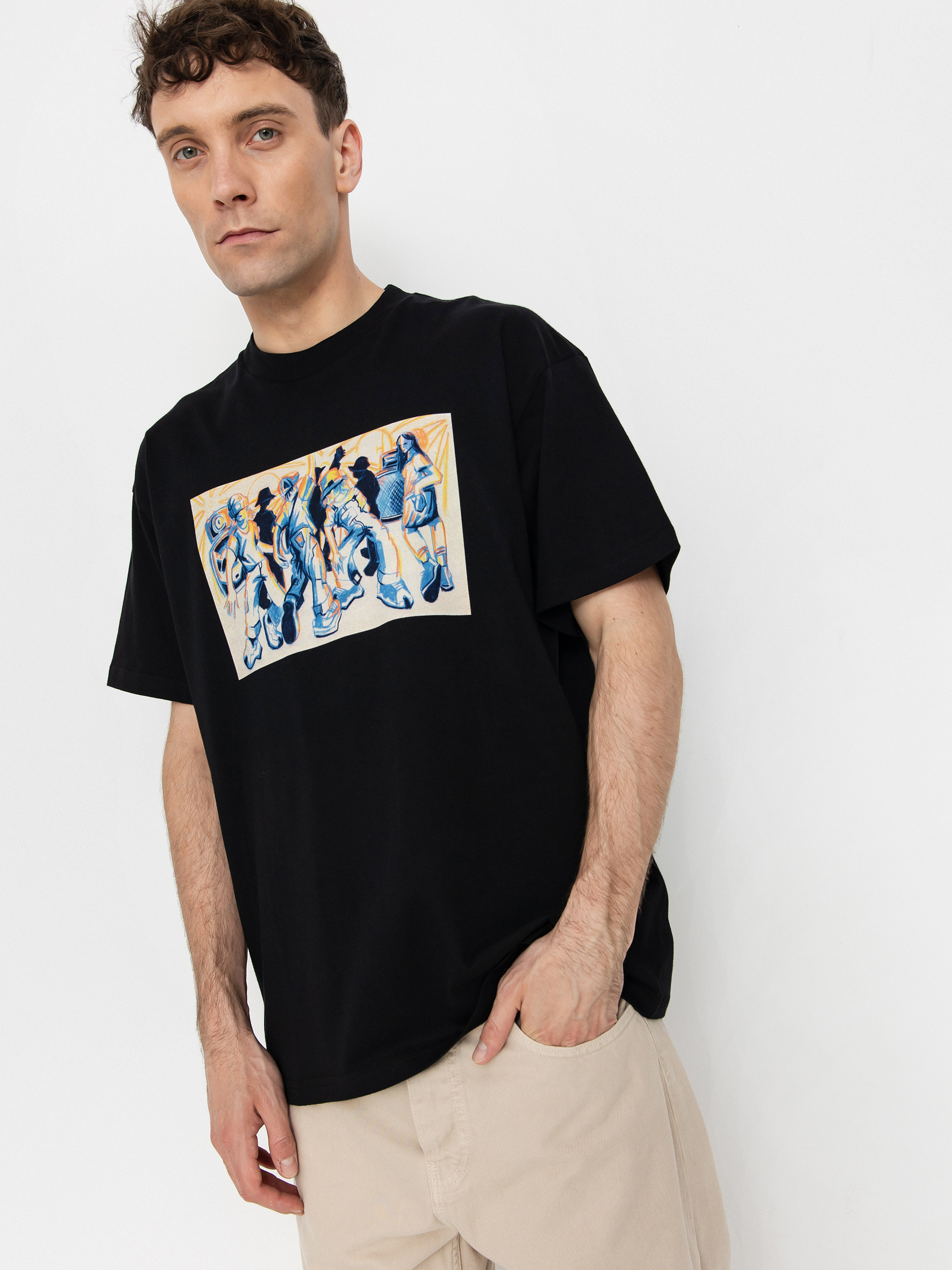 T-shirt Carhartt WIP Cai Arfon Bellis (black)
