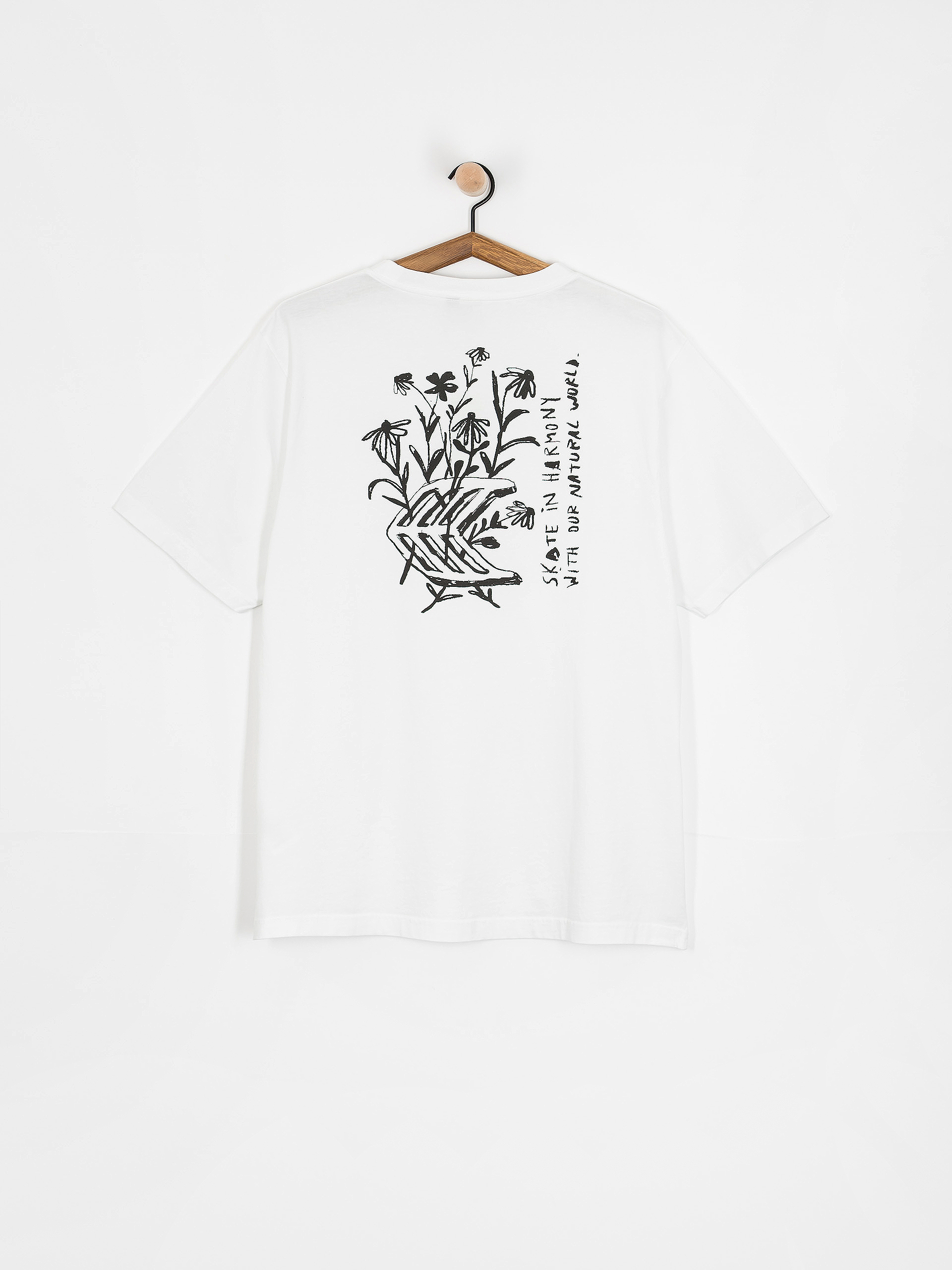 T-shirt Cariuma Contu00e9 Flowers (off white)